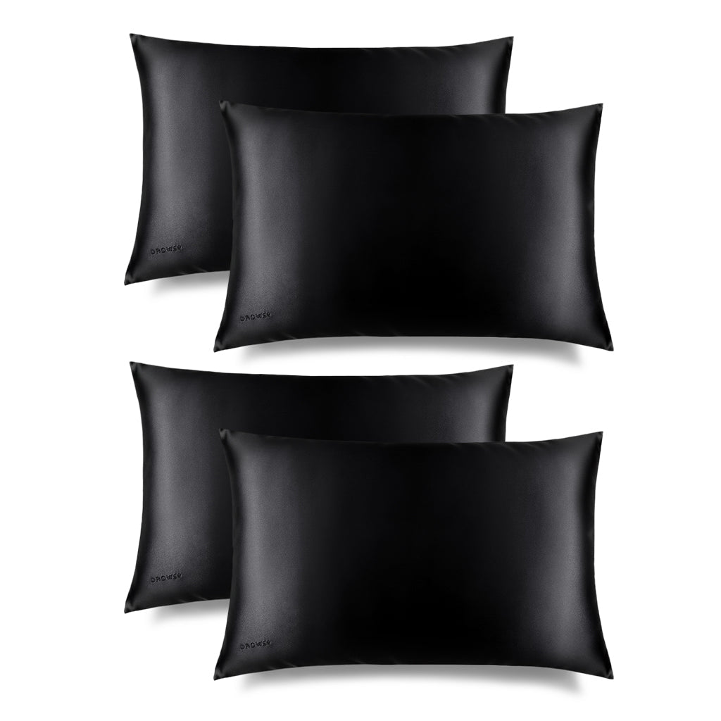 Black Jade Silk Pillowcase Drowsy