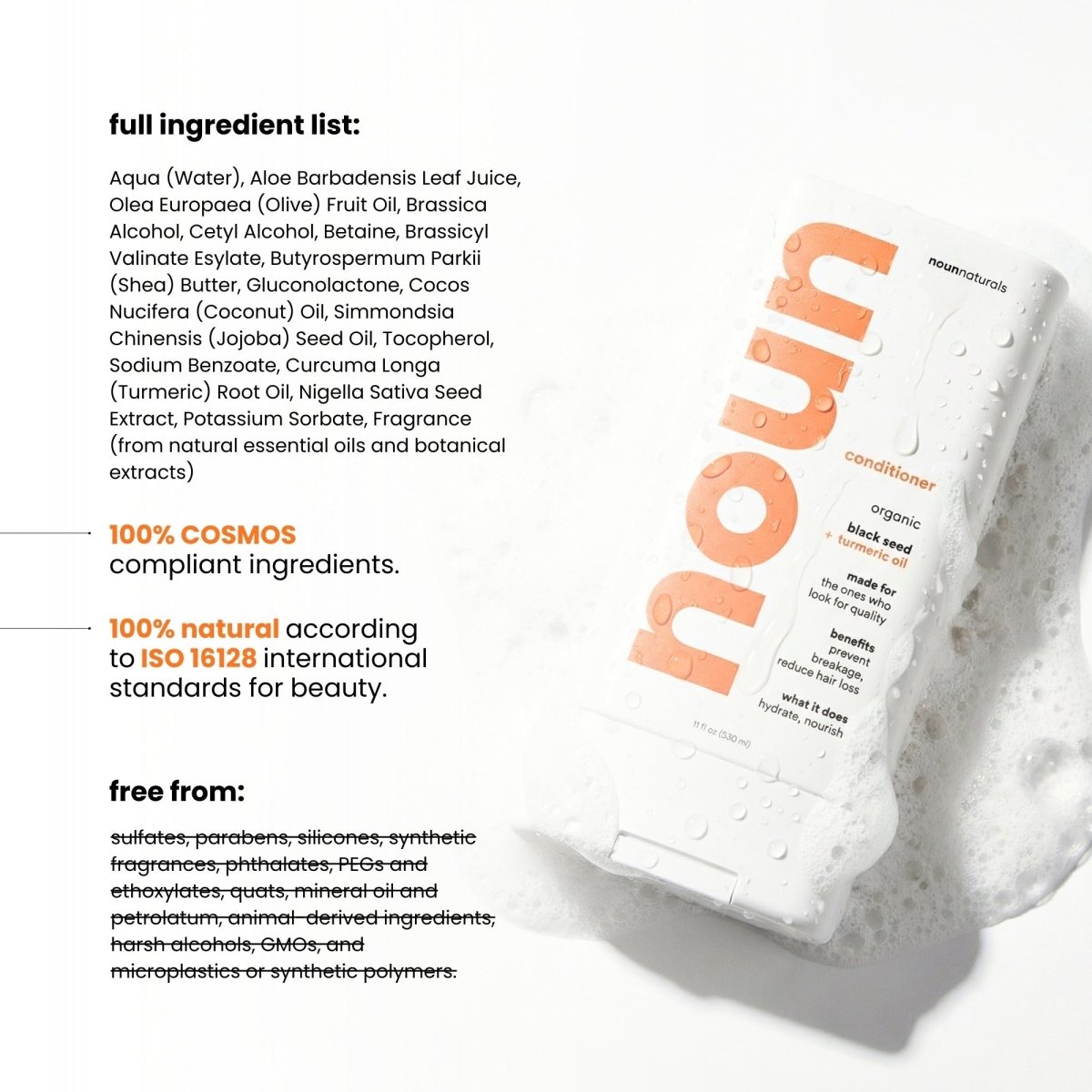 Black Seed & Turmeric Deep Hydrating Conditioner Noun Naturals