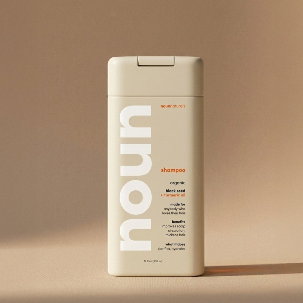 Black Seed & Turmeric Gentle Cleansing and Clarifying Shampoo for Daily Use Noun Naturals