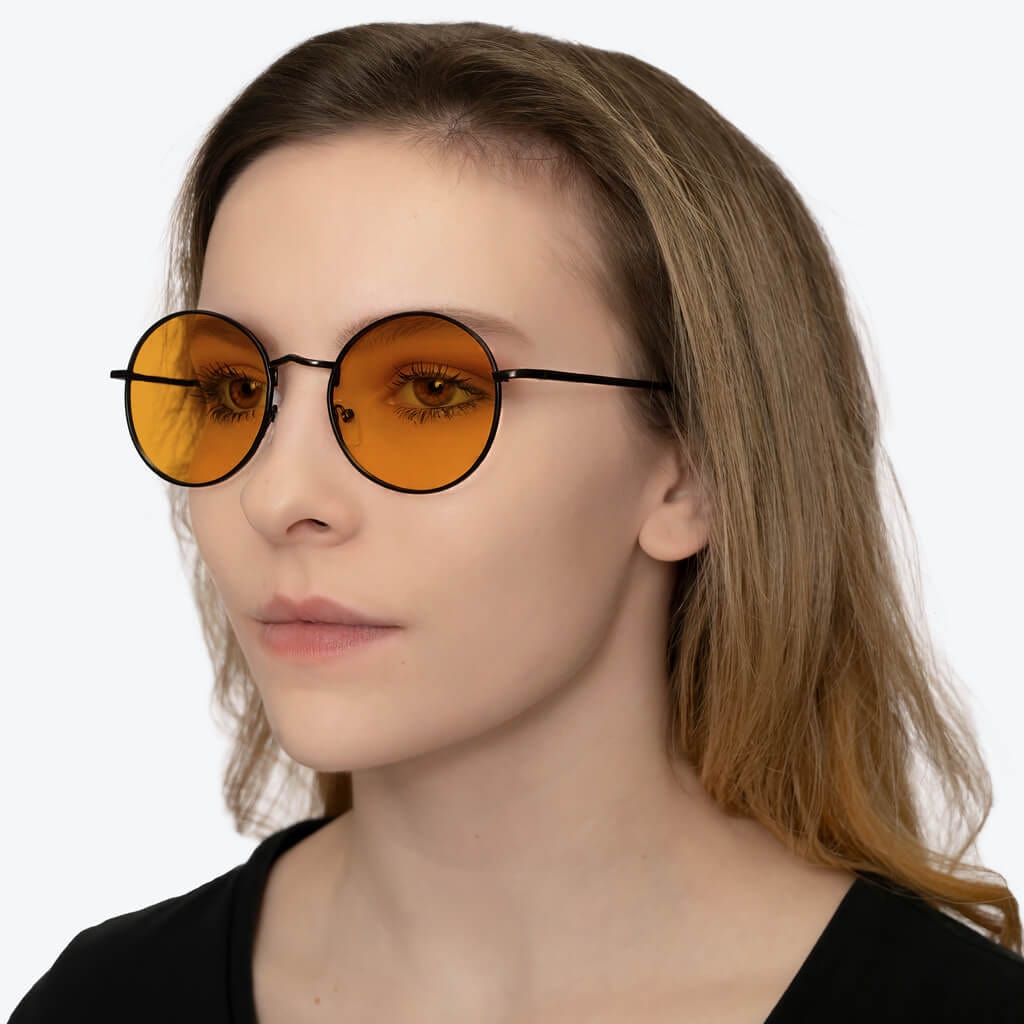 SunDown Elton Blue Blocking Glasses - Black