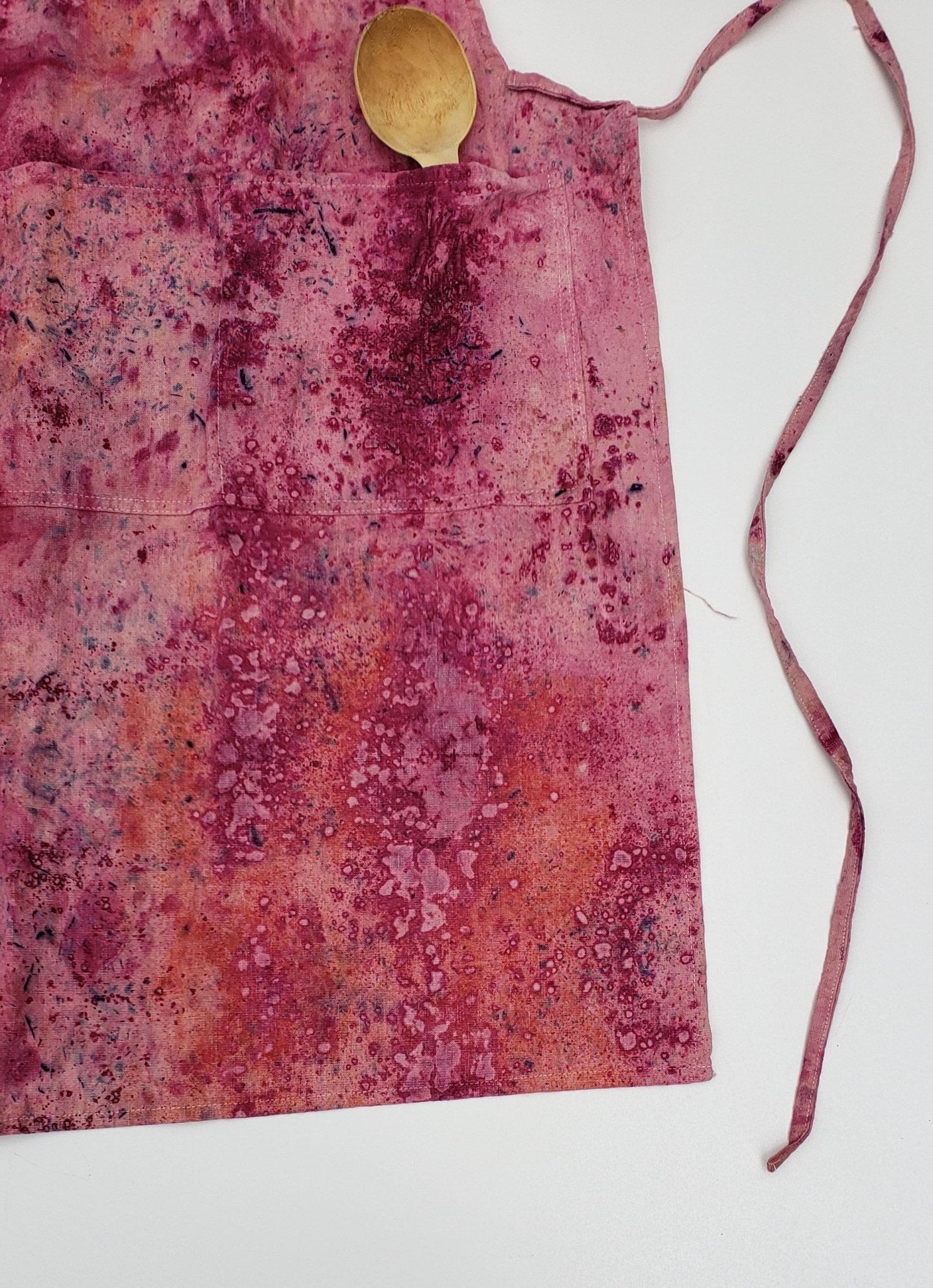 Botanically Dyed Linen Apron dyekween