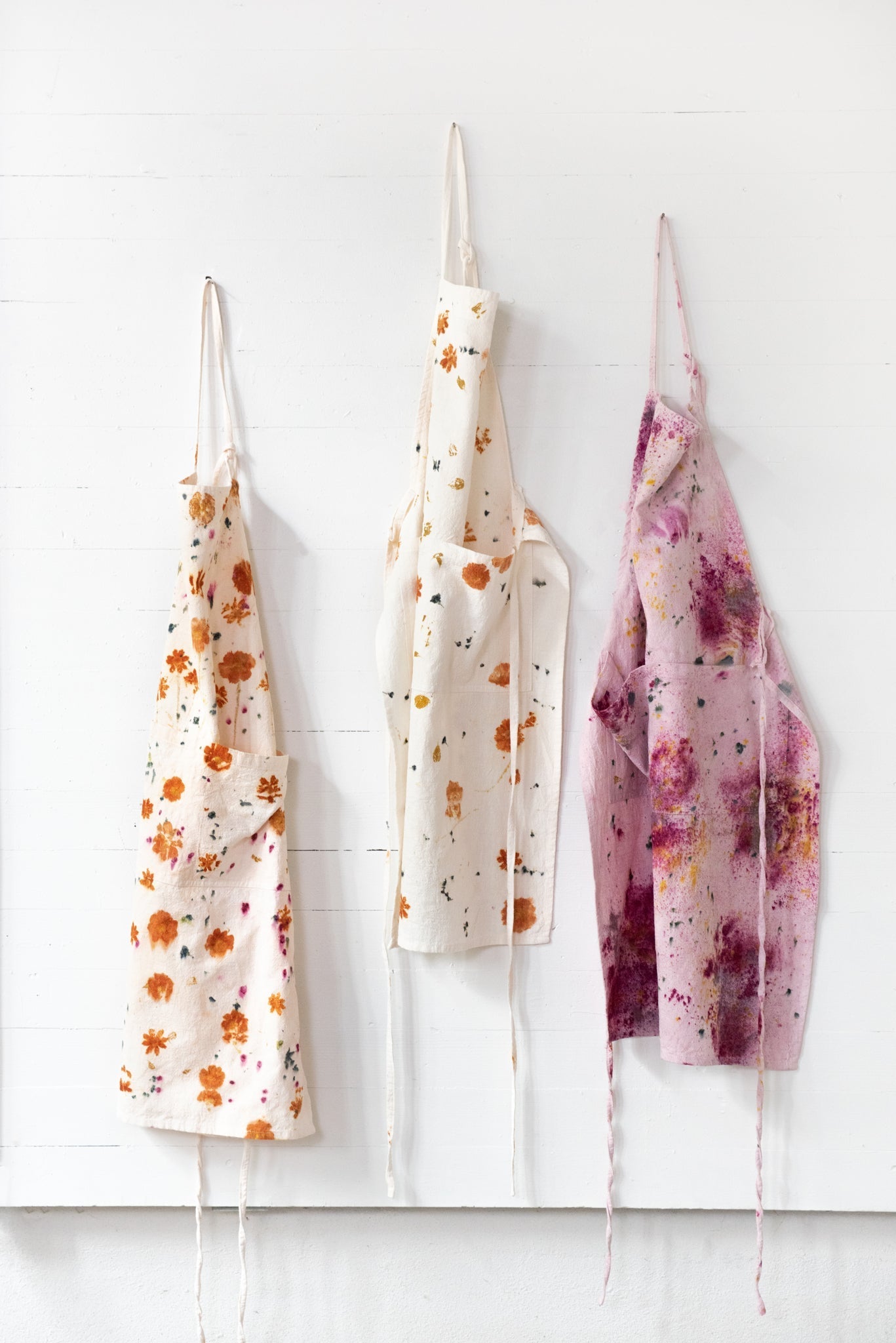 Botanically Dyed Linen Apron dyekween