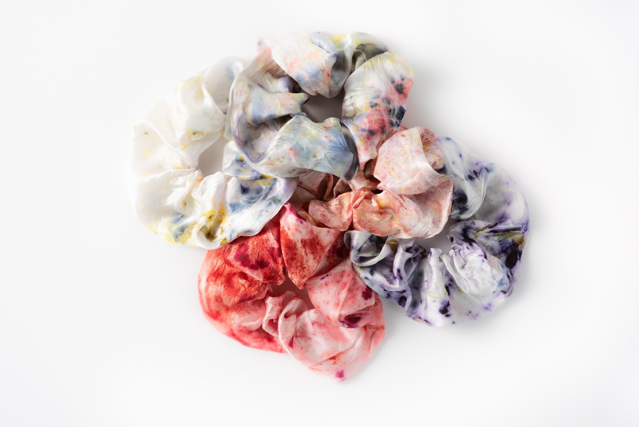 Botanically Dyed Silk Hair Scrunchie dyekween