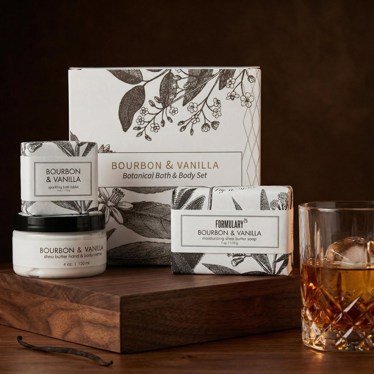 Bourbon & Vanilla - Complete Fragrance Gift Set - Formulary 55