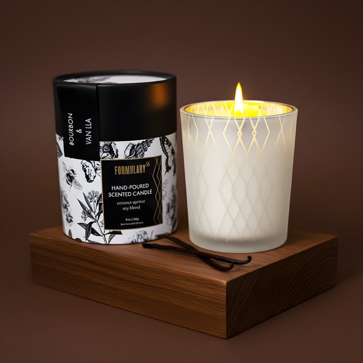 Bourbon & Vanilla - Glow Candle Formulary 55