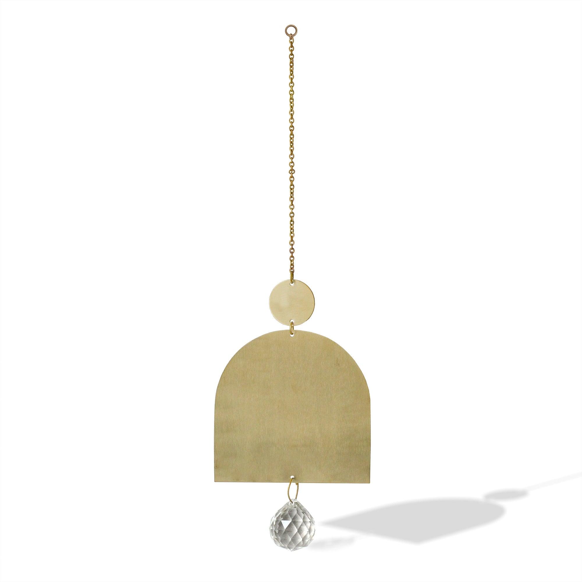 Brass Arch and Crystal Suncatcher CEDAR AND MYRRH