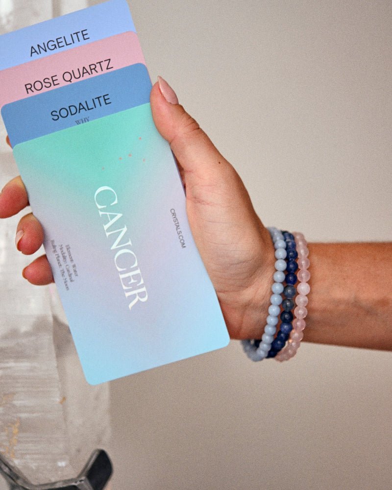 Cancer Bracelet Trio CRYSTALS.COM