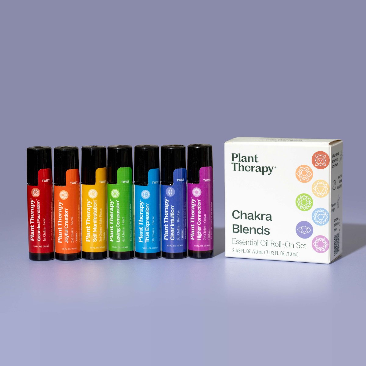 Chakra Blends Essential Oil Roll - On Set Plant Therapy