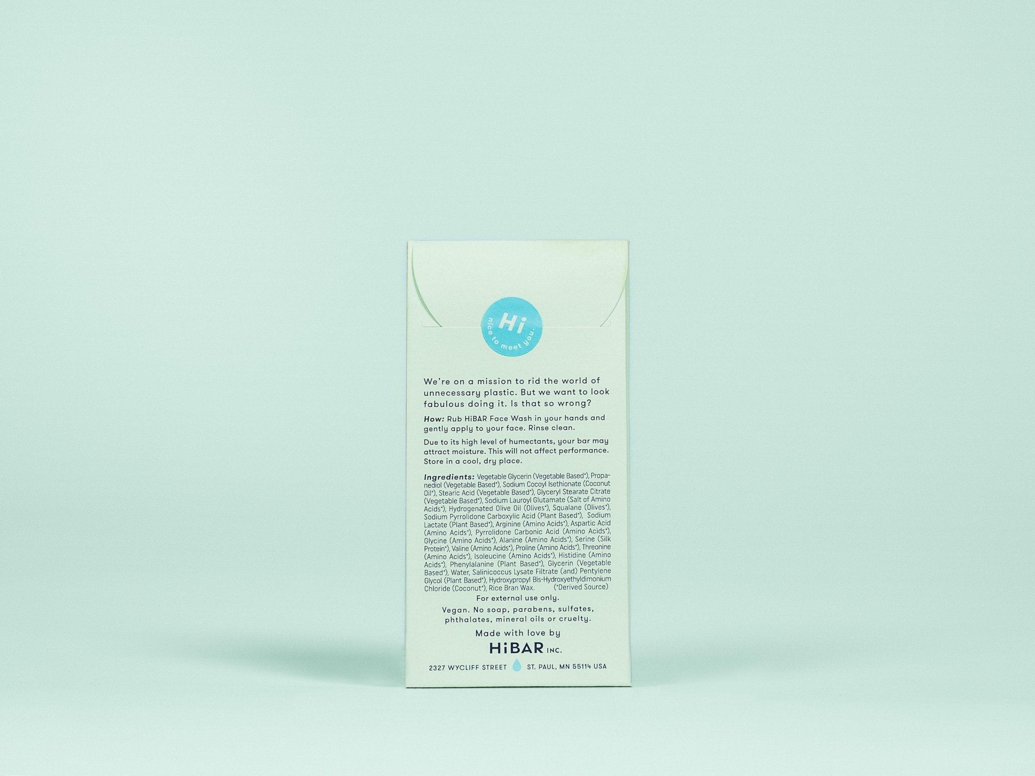 Cleanse Face Wash HiBAR