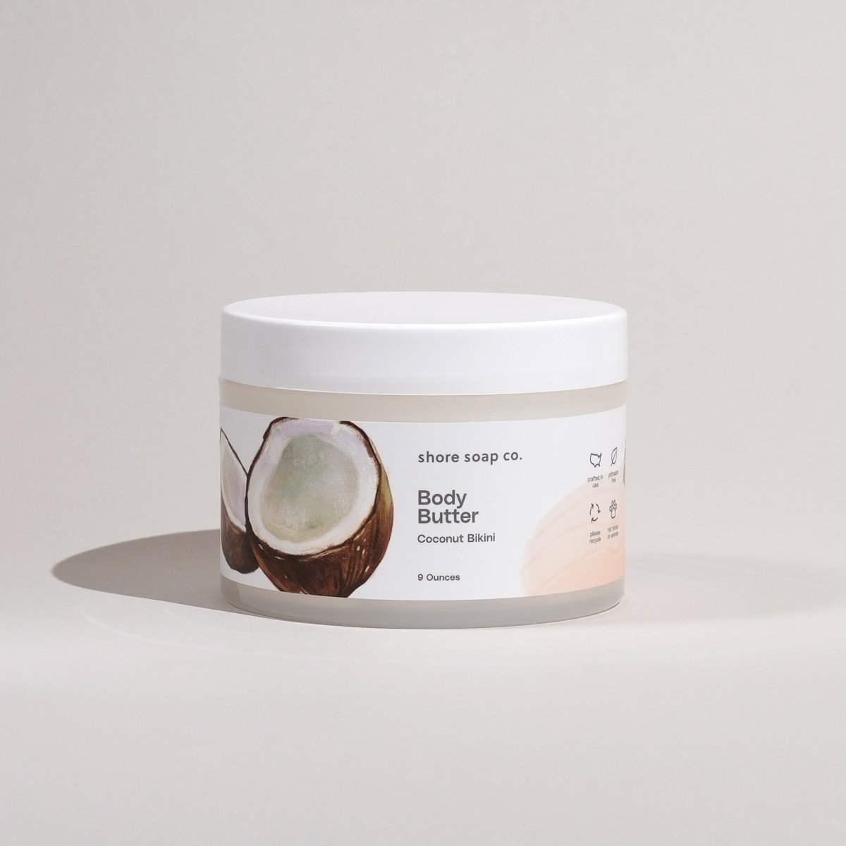 Coconut Bikini Body Butter Shore Soap Co.