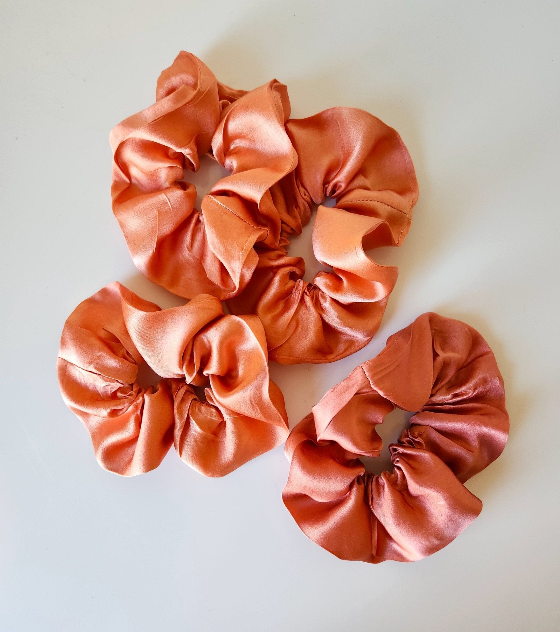 COLOR POP! Solid Botanically Dyed Silk Hair Scrunchie dyekween