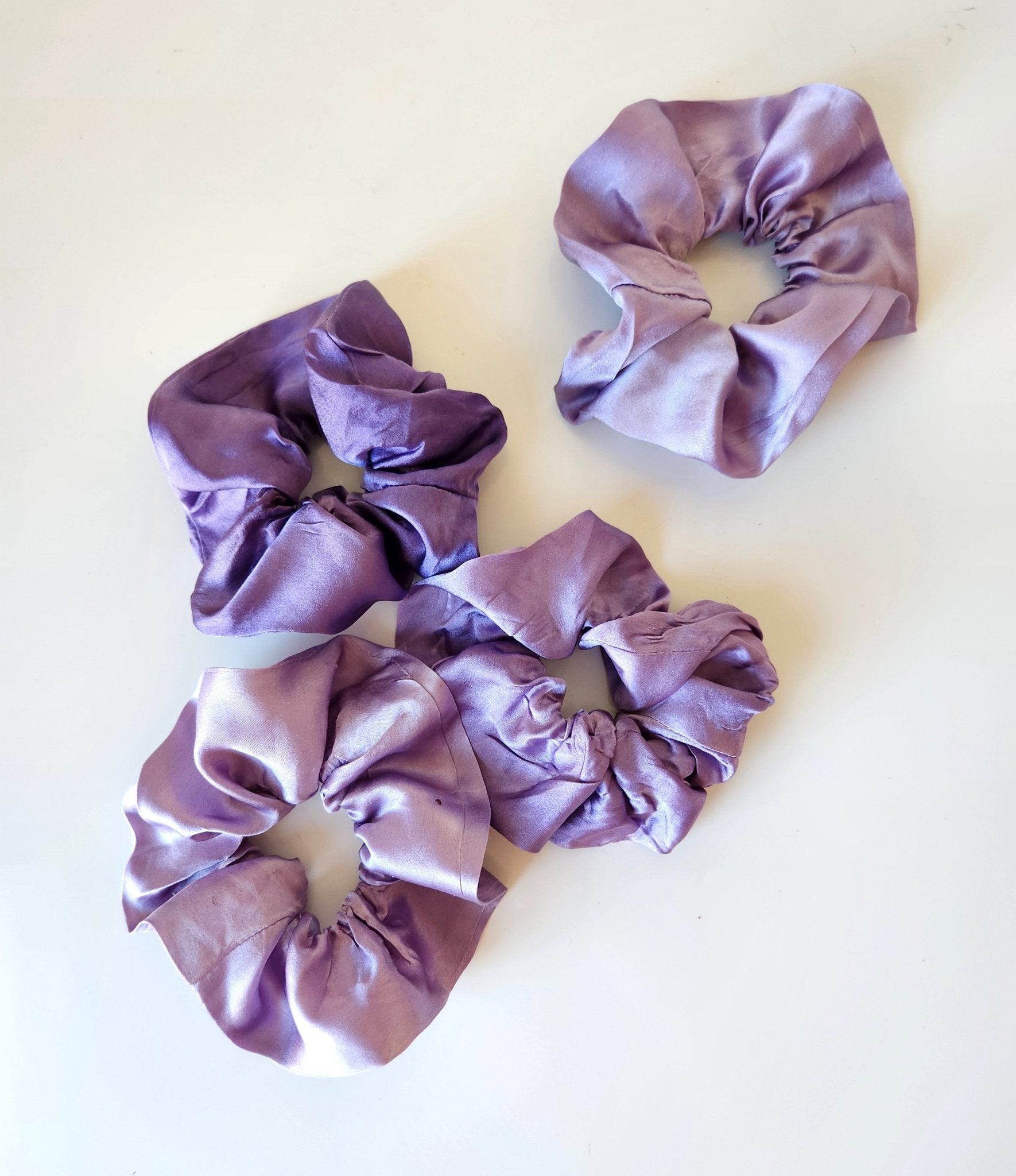 COLOR POP! Solid Botanically Dyed Silk Hair Scrunchie dyekween