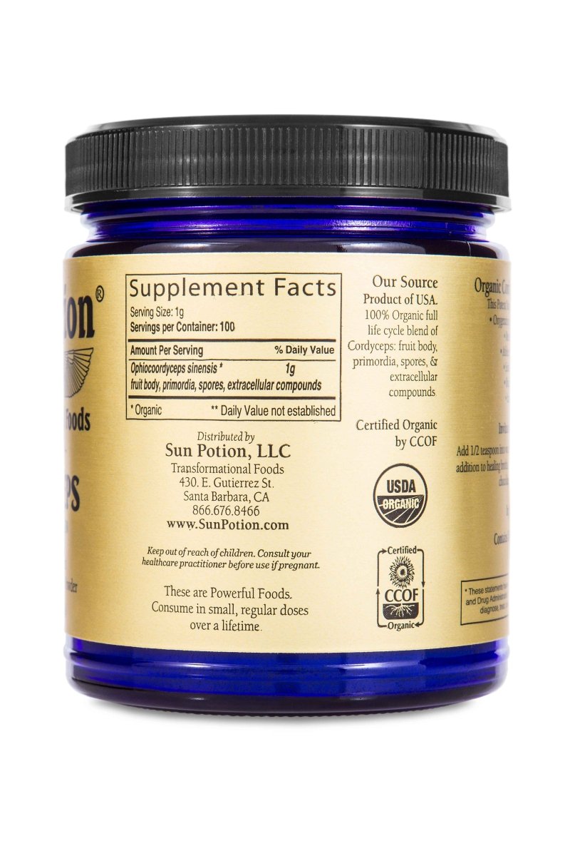 Cordyceps Mushroom Powder Sun Potion
