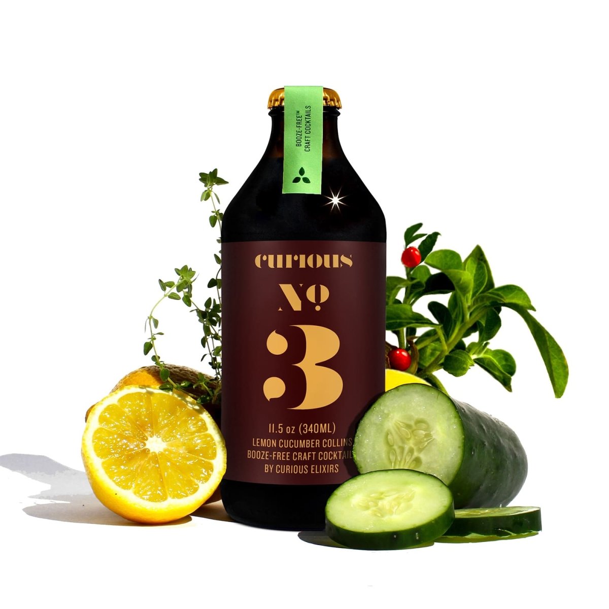 Curious No. 3 Booze - Free Cocktails Curious Elixirs