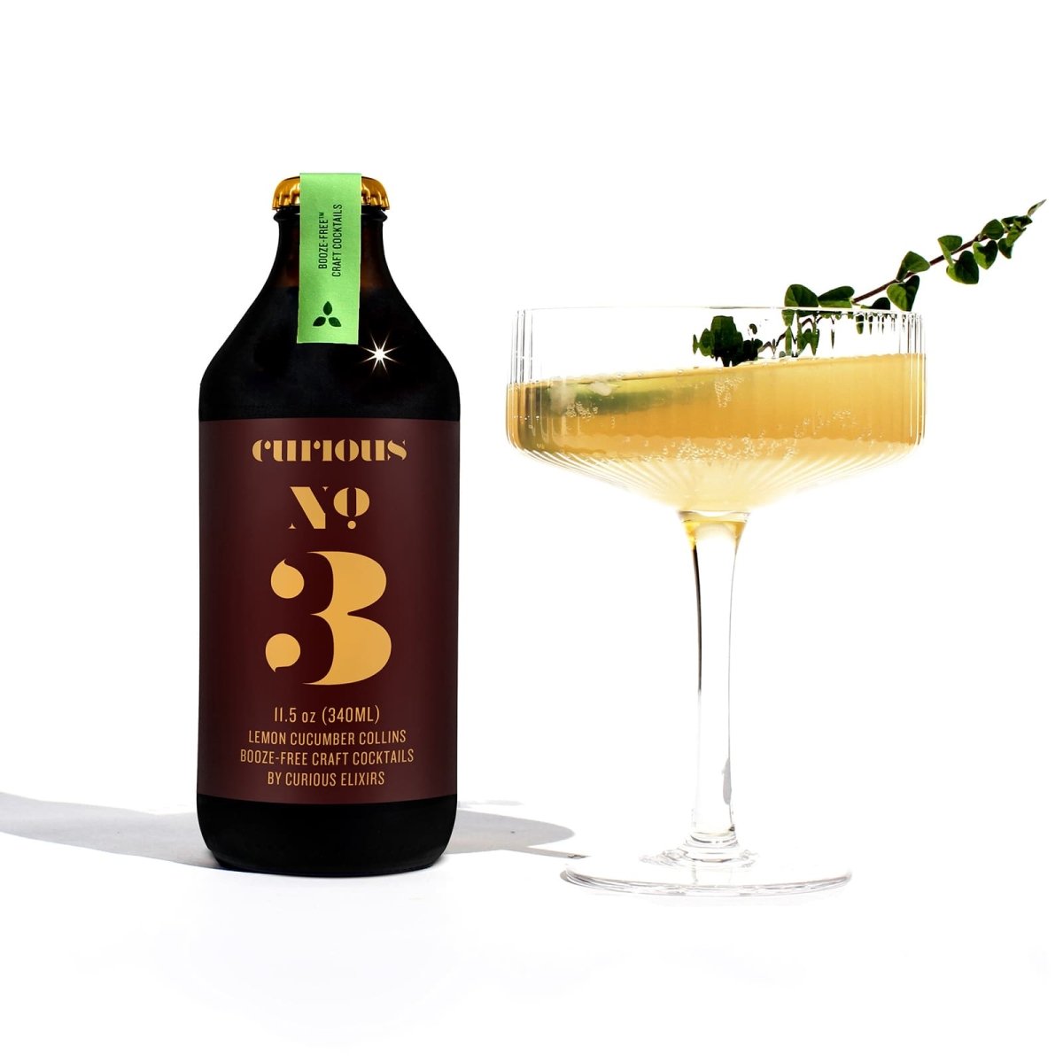 Curious No. 3 Booze - Free Cocktails Curious Elixirs