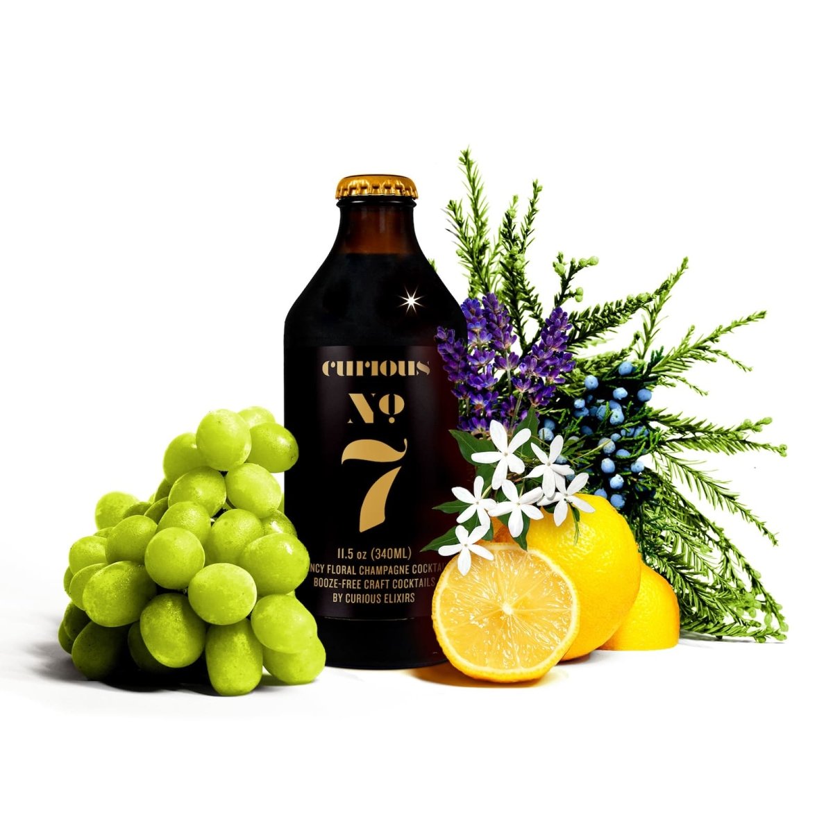 Curious No. 7 Booze - Free Cocktails Curious Elixirs