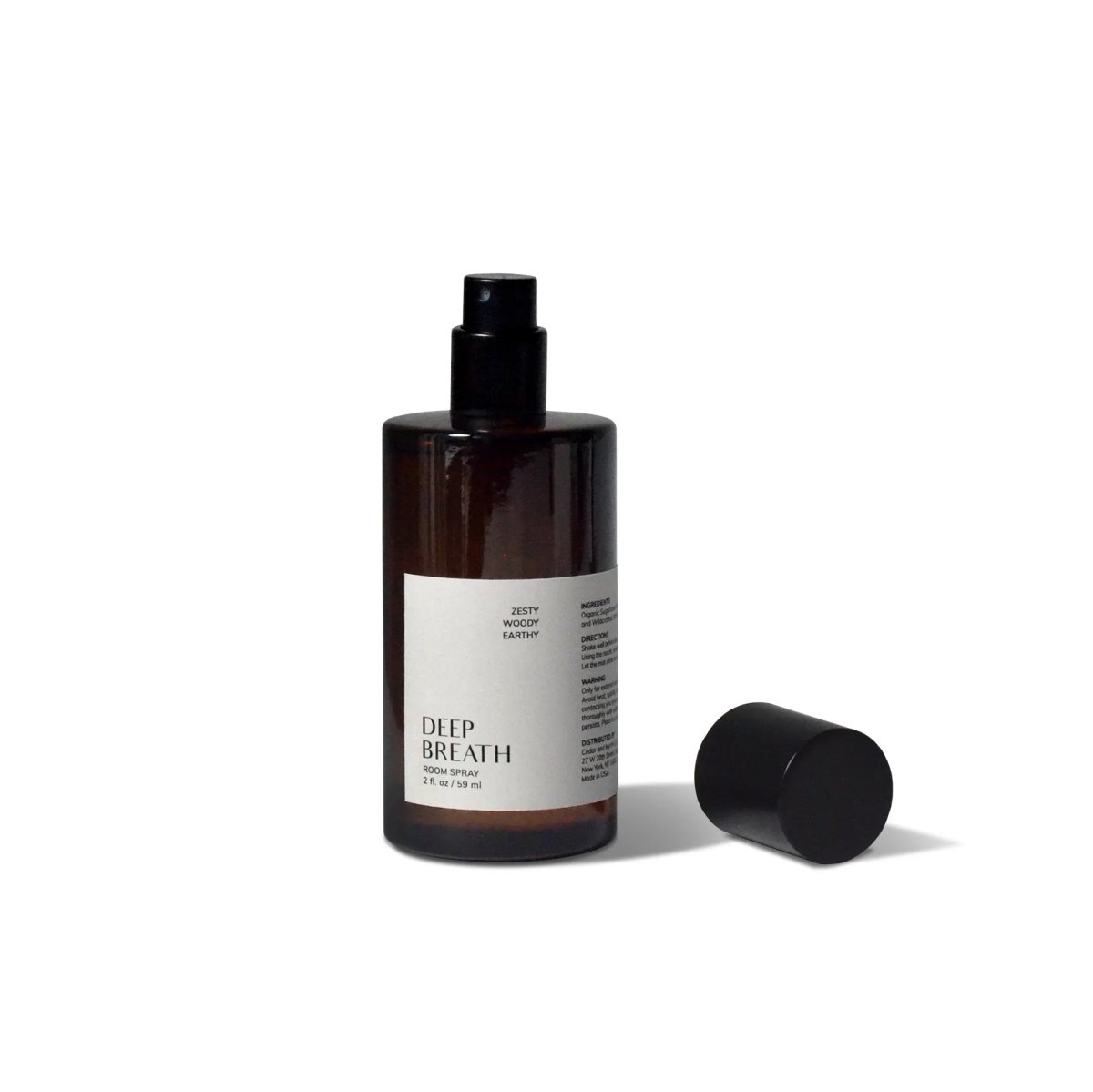 Deep Breath Wellness Room Spray – Zesty · Woody · Earthy CEDAR AND MYRRH