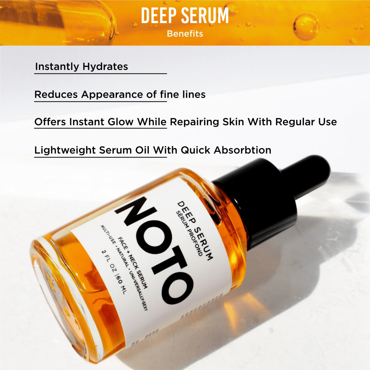 DEEP SERUM – 1 OZ NOTO Botanics