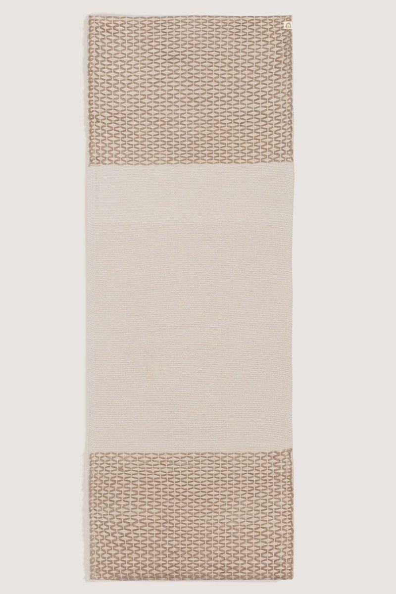 Diamond Yoga Mat - Clay & Cream 7mm okoliving