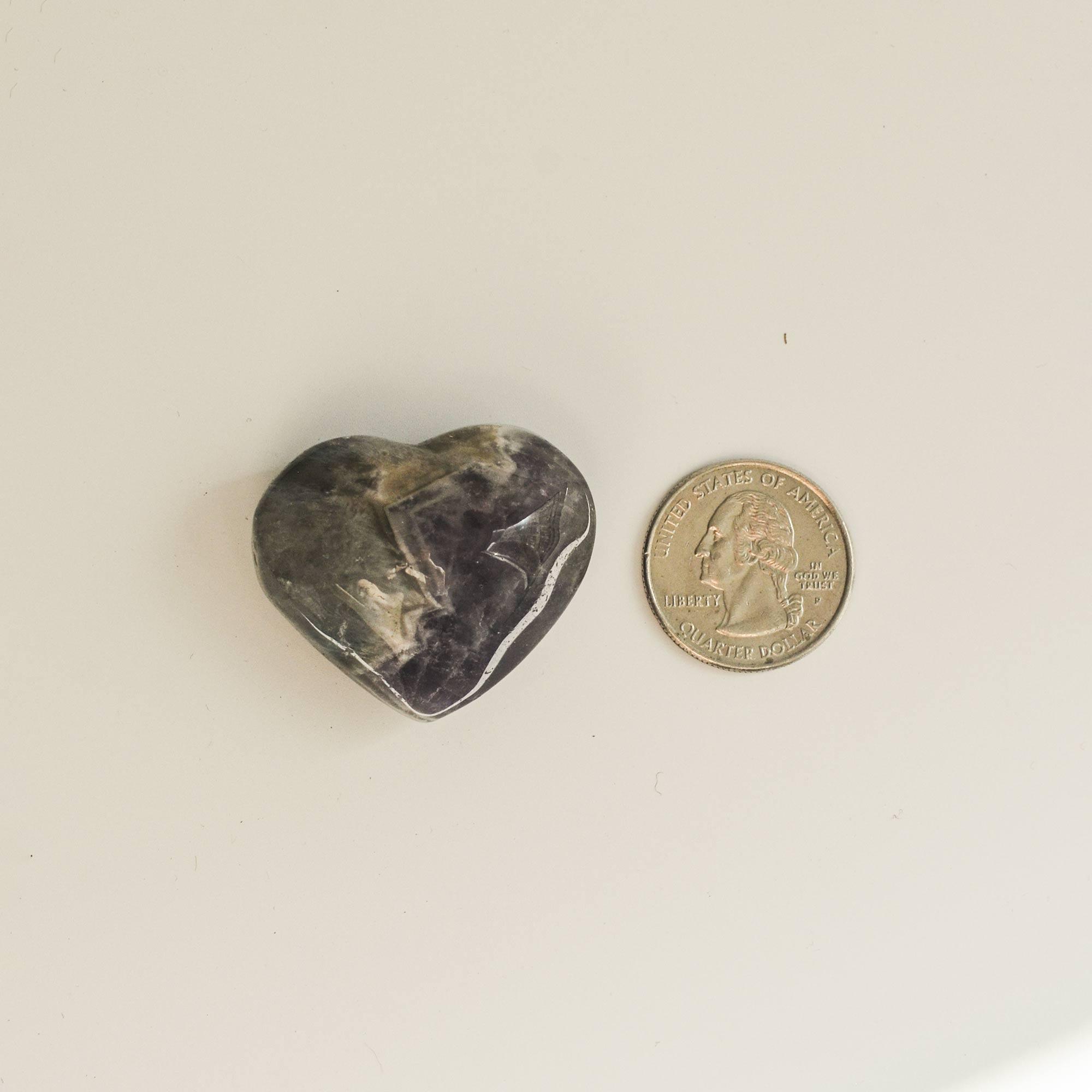 Dream Amethyst (Heart Chevron) Crystal CEDAR AND MYRRH