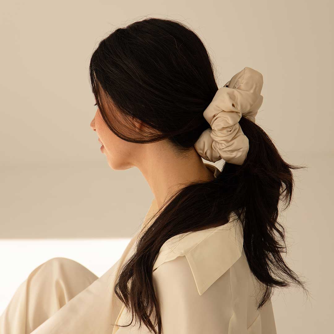 Dusty Gold - Padded Scrunchie Drowsy