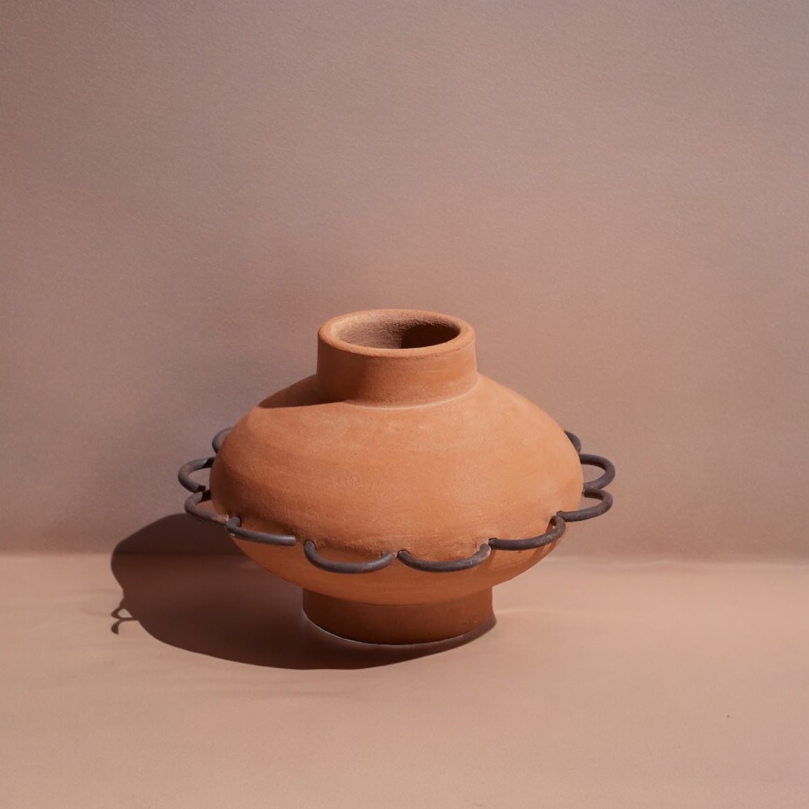 Eli Terracotta Vessel by Diego Olivero Studio MESO