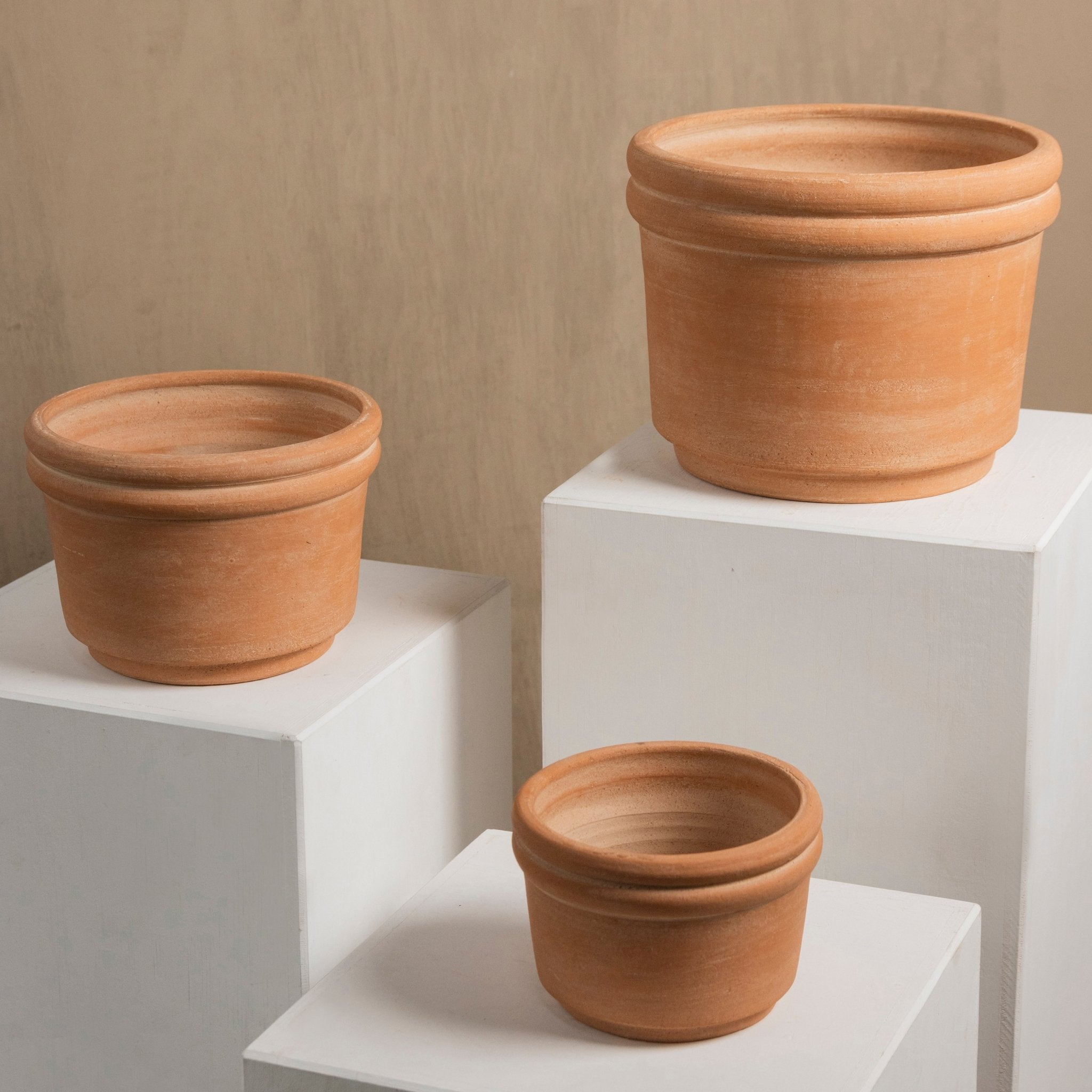 Felipe Medium Terracotta Planter by MESO MESO