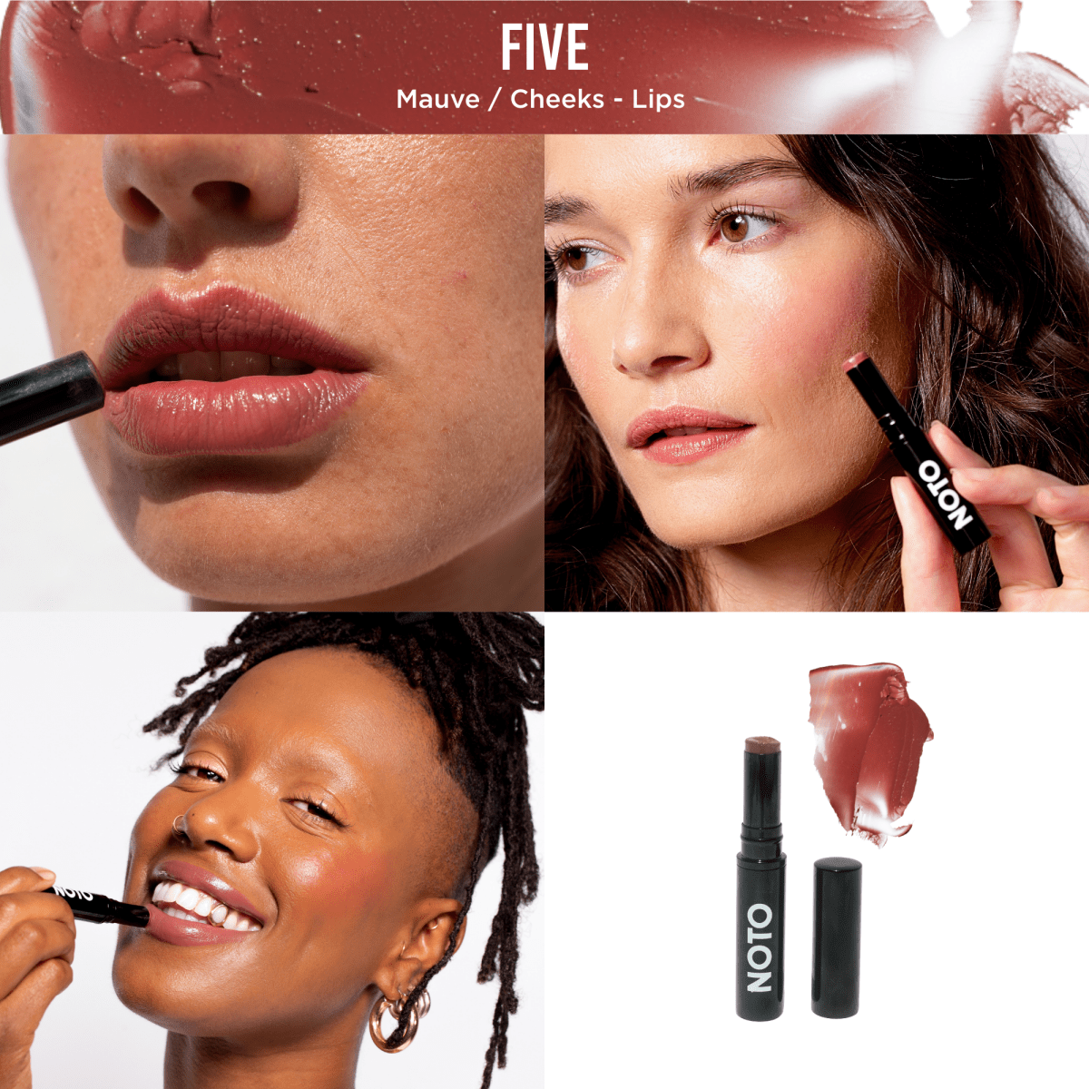 FIVE - MULTI - BENE STICK // LIPS + CHEEKS NOTO Botanics