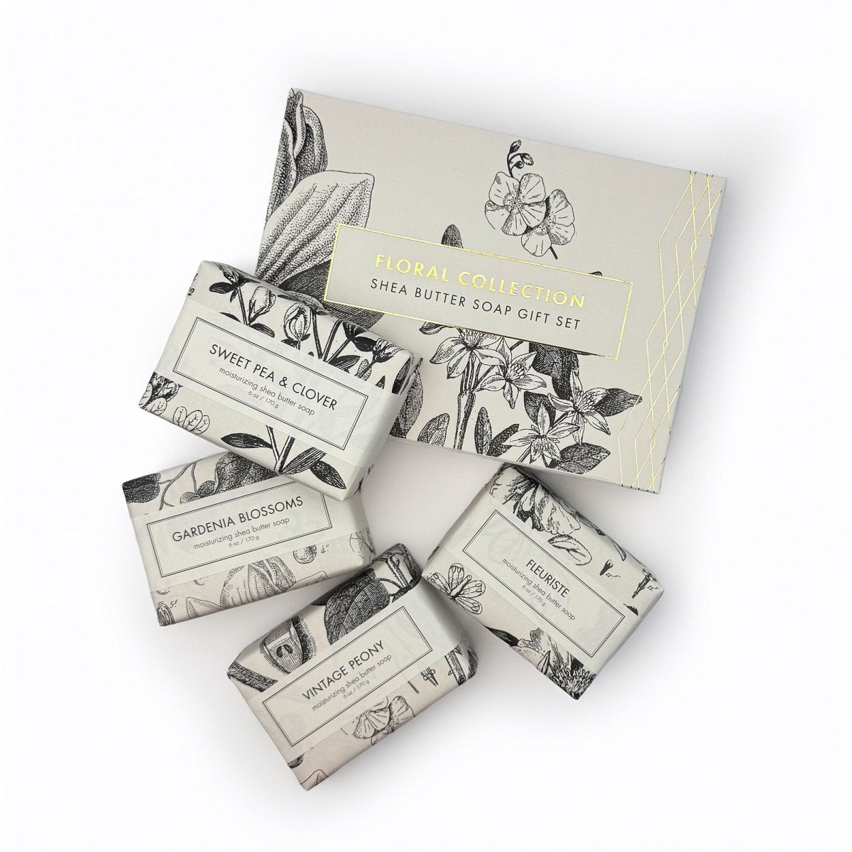 Floral Lovers - Shea Butter Soap Gift Set Formulary 55