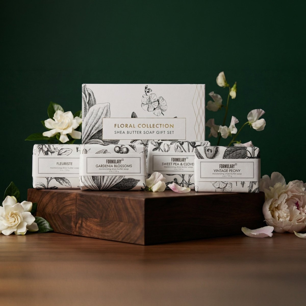 Floral Lovers - Shea Butter Soap Gift Set Formulary 55