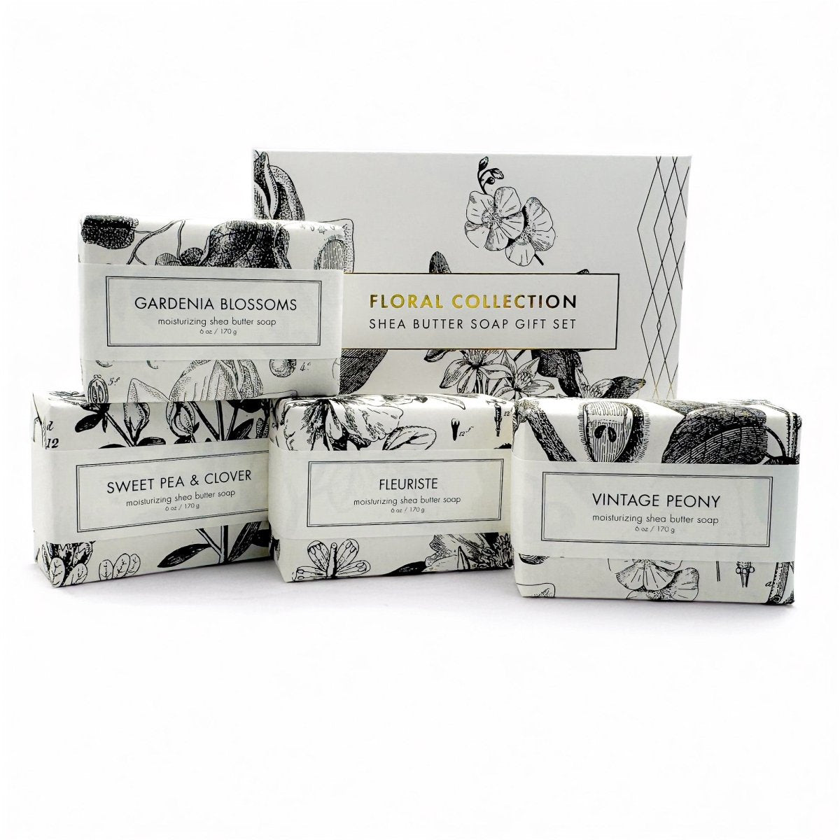 Floral Lovers - Shea Butter Soap Gift Set Formulary 55