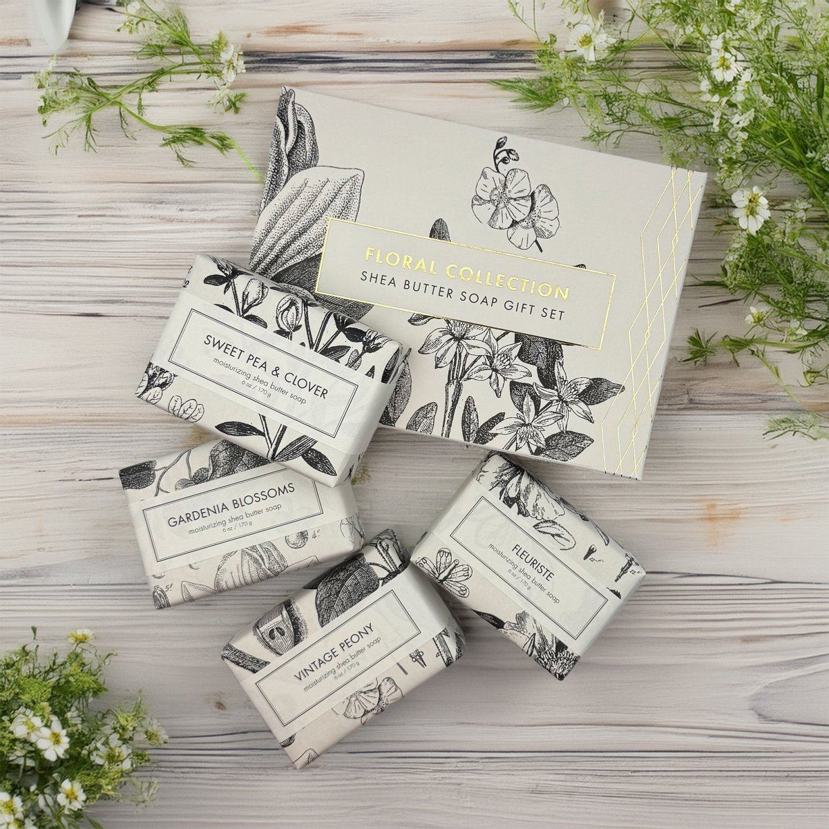 Floral Lovers - Shea Butter Soap Gift Set Formulary 55