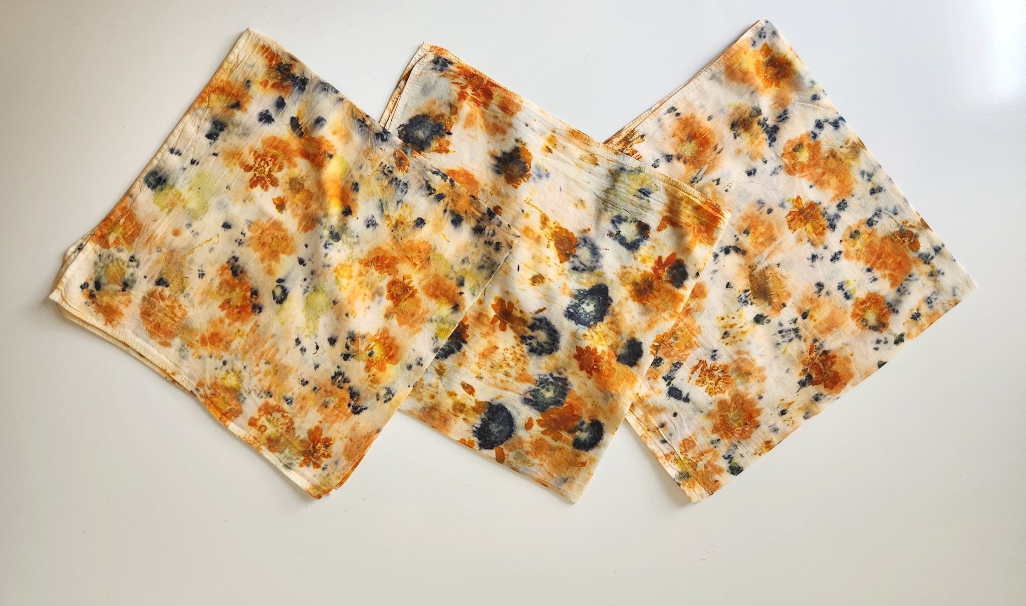 Floral Printed Organic Cotton Bandana dyekween