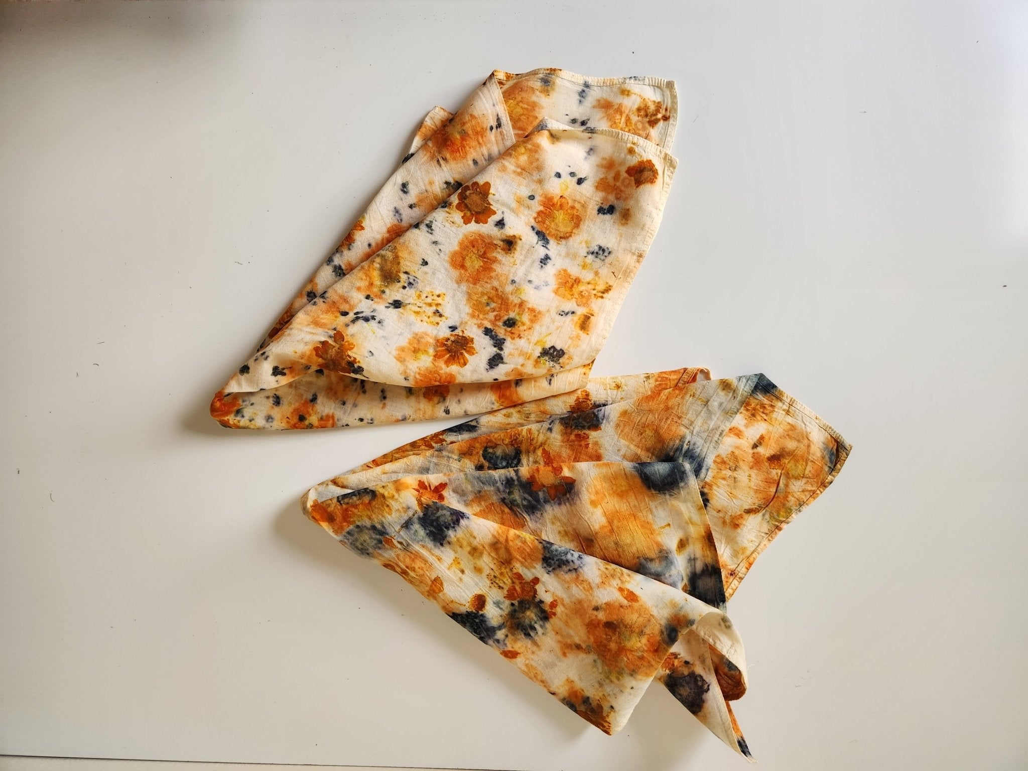 Floral Printed Organic Cotton Bandana dyekween