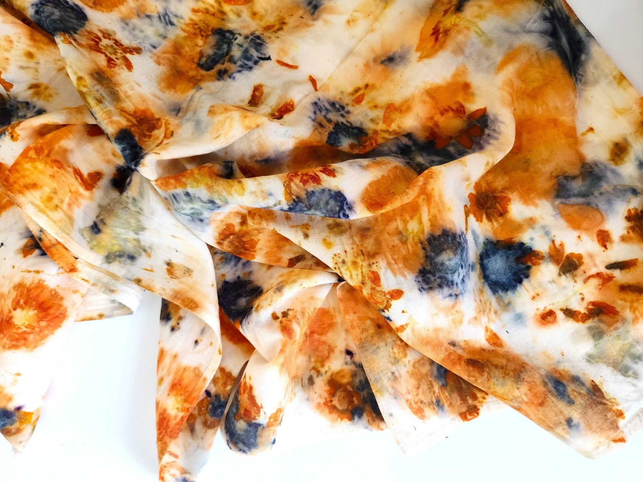 Floral Printed Organic Cotton Bandana dyekween