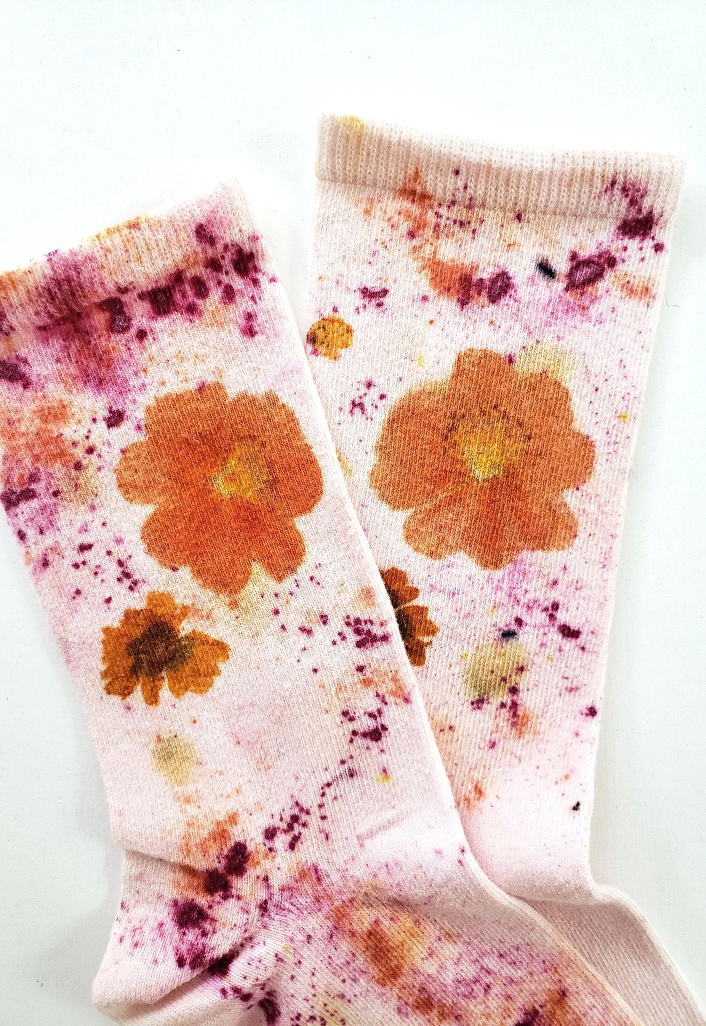 Flower Power Cotton Crew Sock dyekween