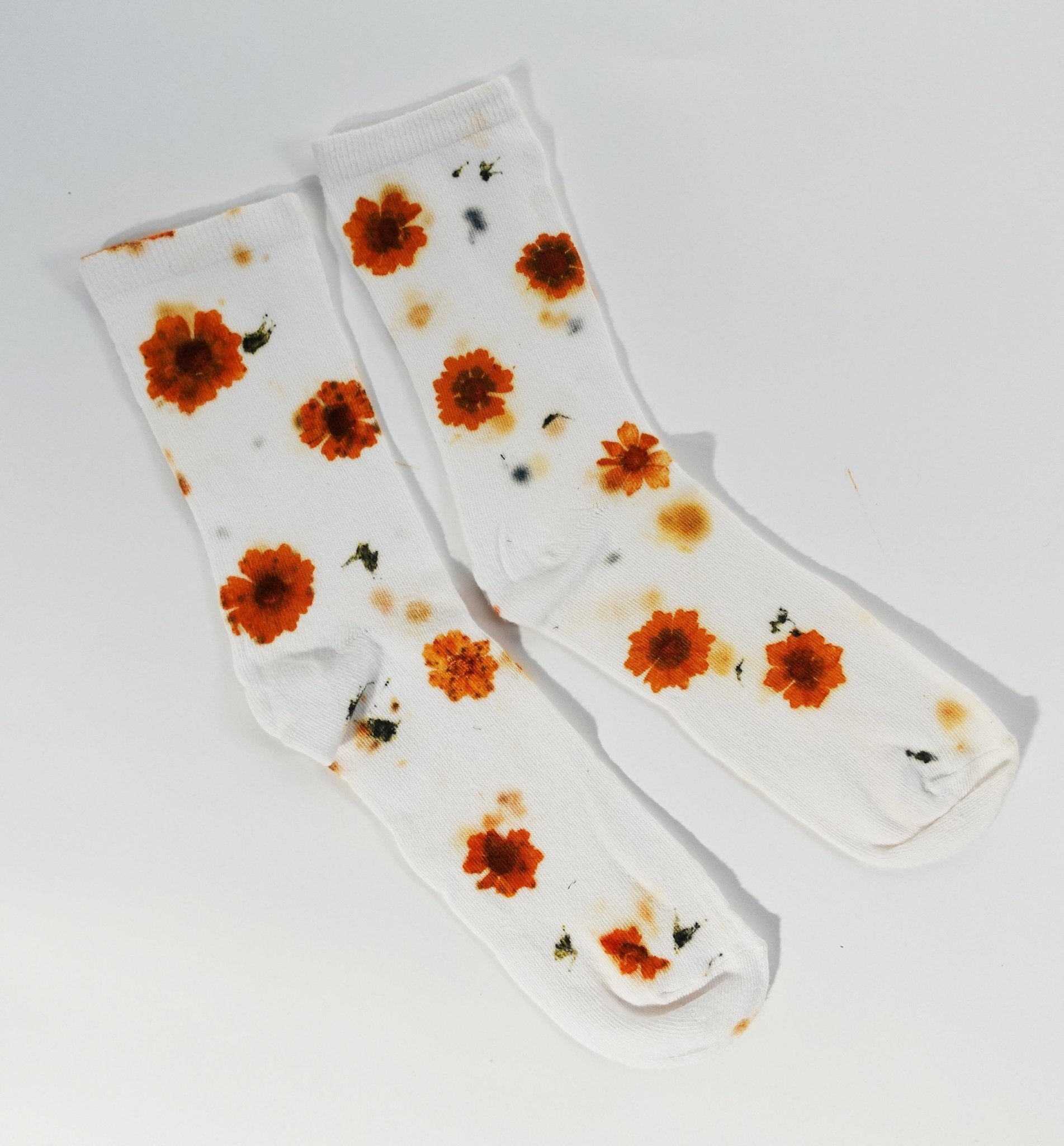 Flower Power Cotton Crew Sock dyekween