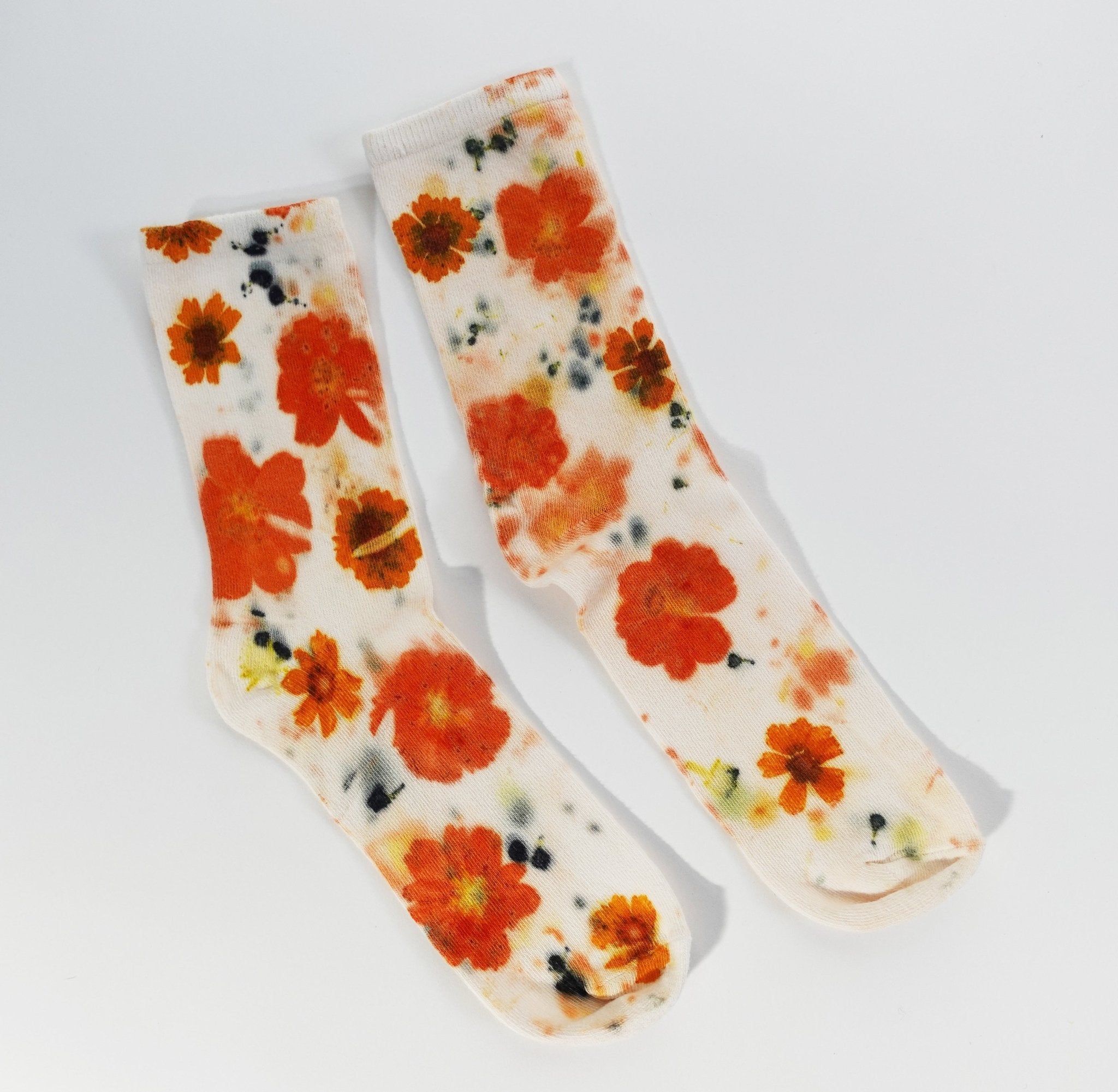Flower Power Cotton Crew Sock dyekween
