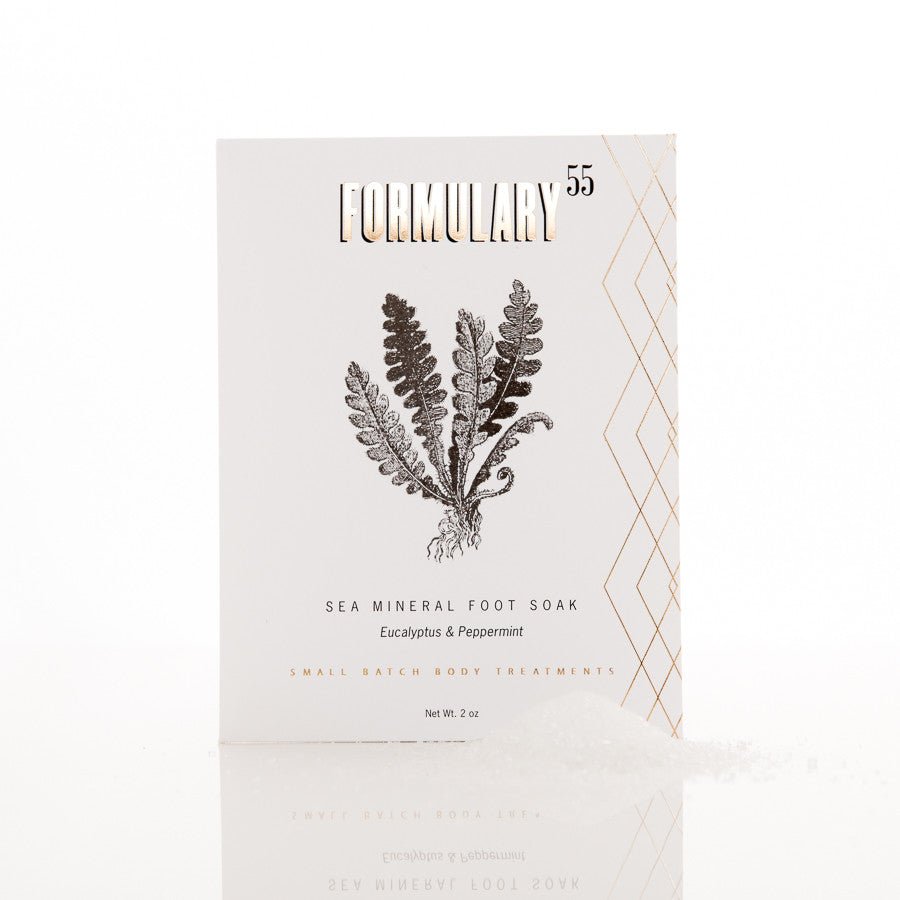 Foot Soak Botanical Treatment - PEPPERMINT & EUCALYPTUS Formulary 55