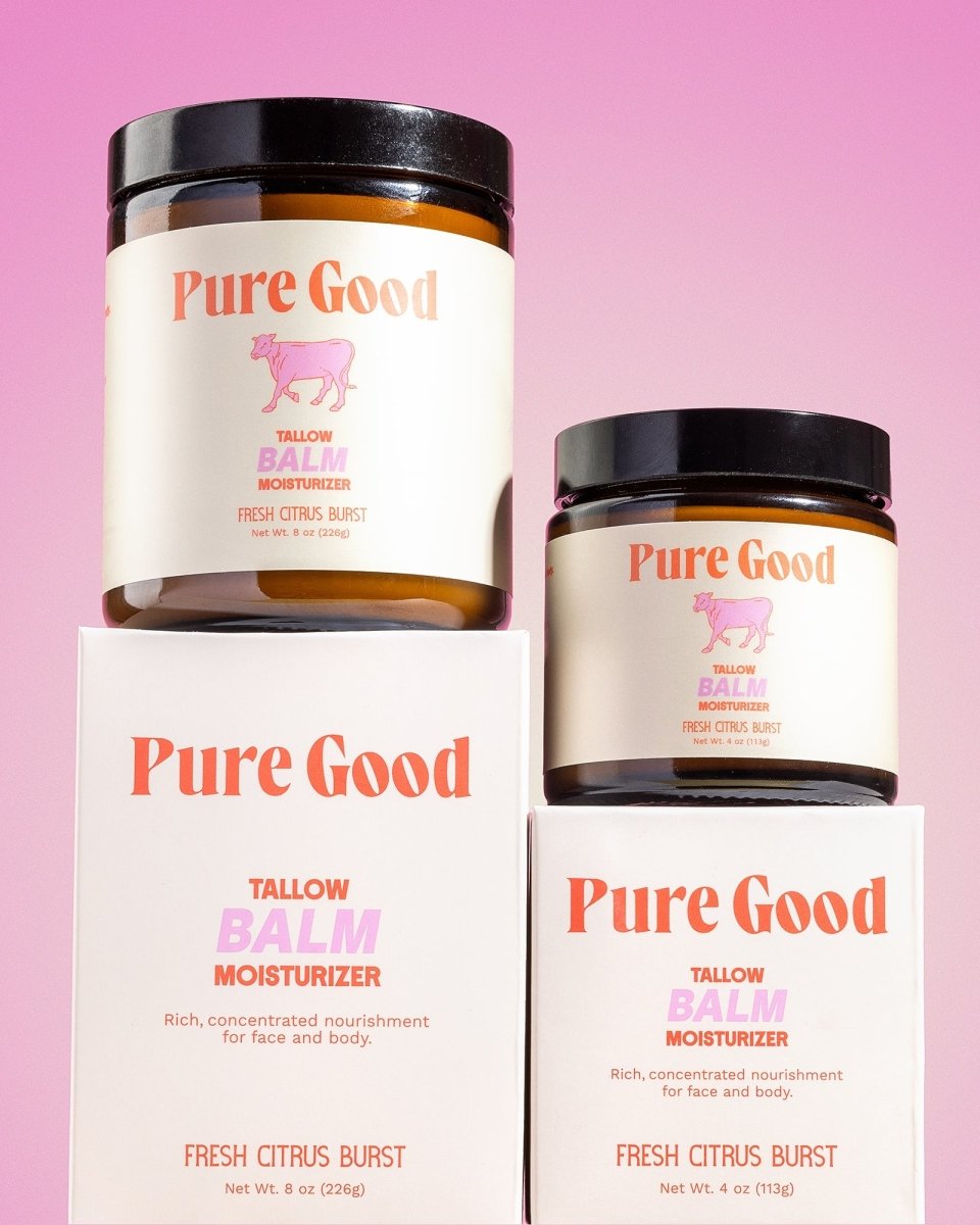 Fresh Citrus Burst Tallow Balm - Hydration and Vitamin C Pure Good LLC