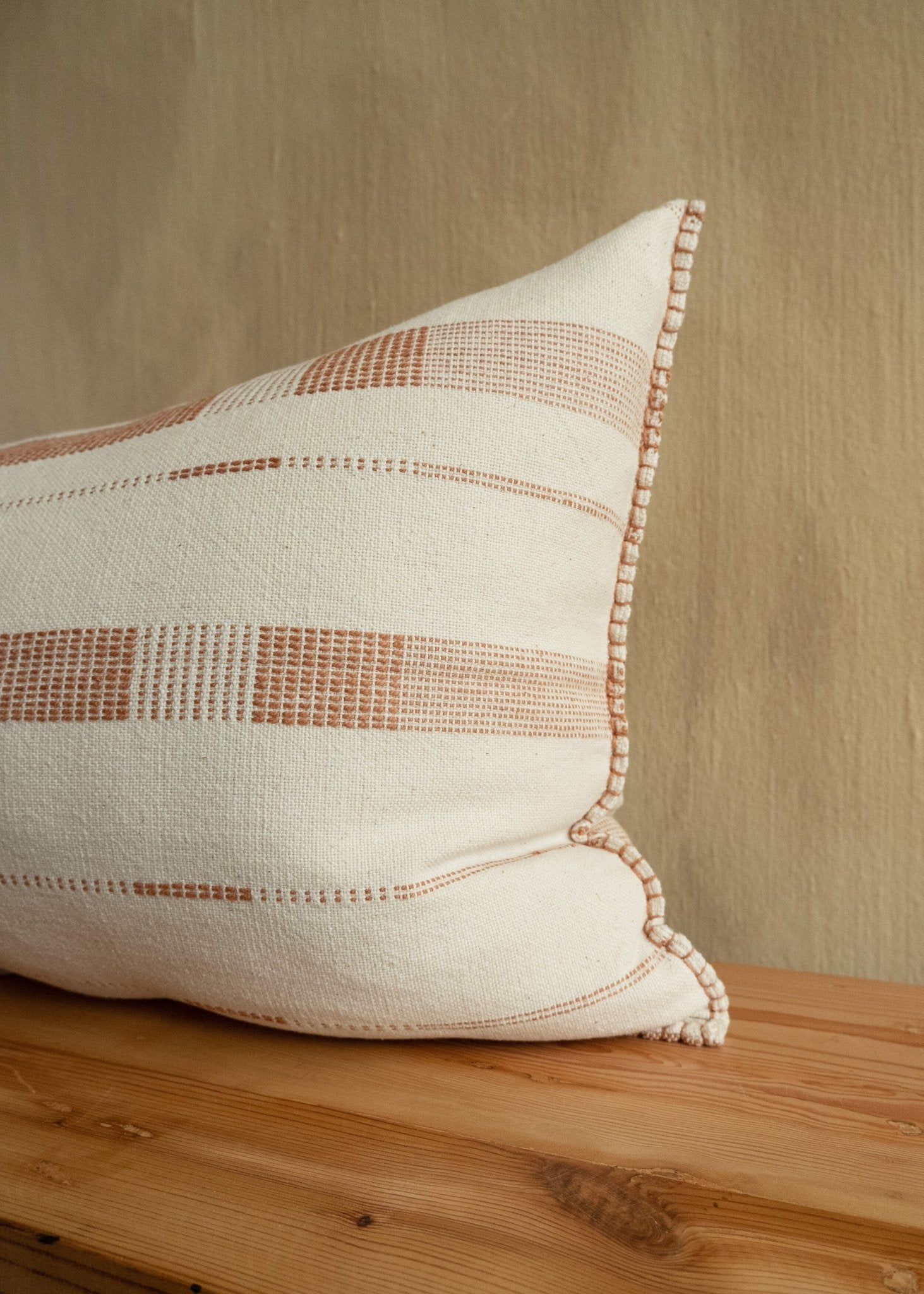 Fulcrum Sahara Oversized Cotton Lumbar Pillow Kanju Interiors