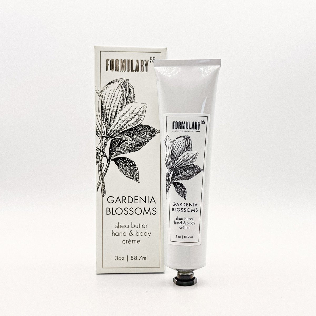 Gardenia Blossoms - On-the-Go Shea Butter Hand and Body Creme Tube Formulary 55