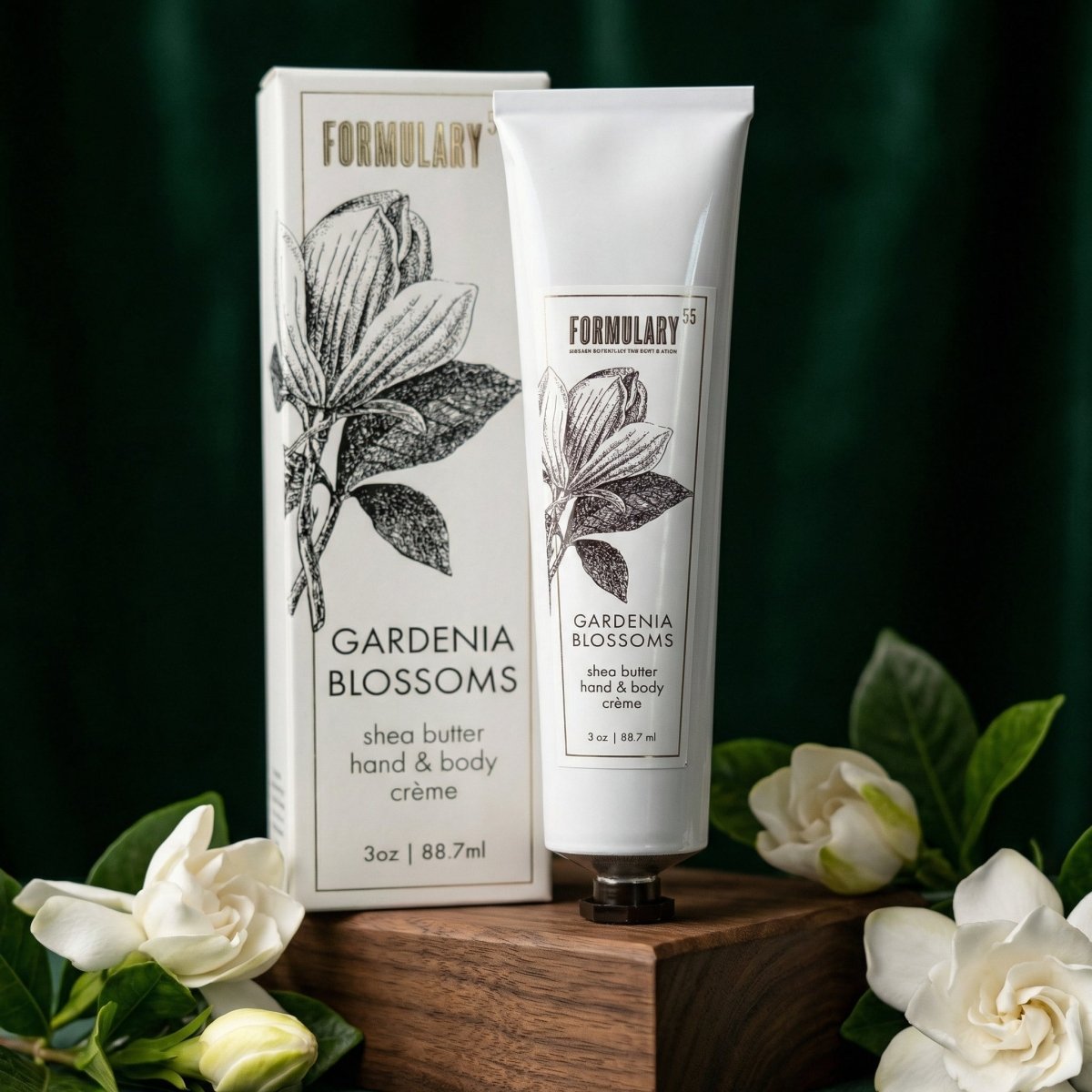 Gardenia Blossoms - On-the-Go Shea Butter Hand and Body Creme Tube Formulary 55