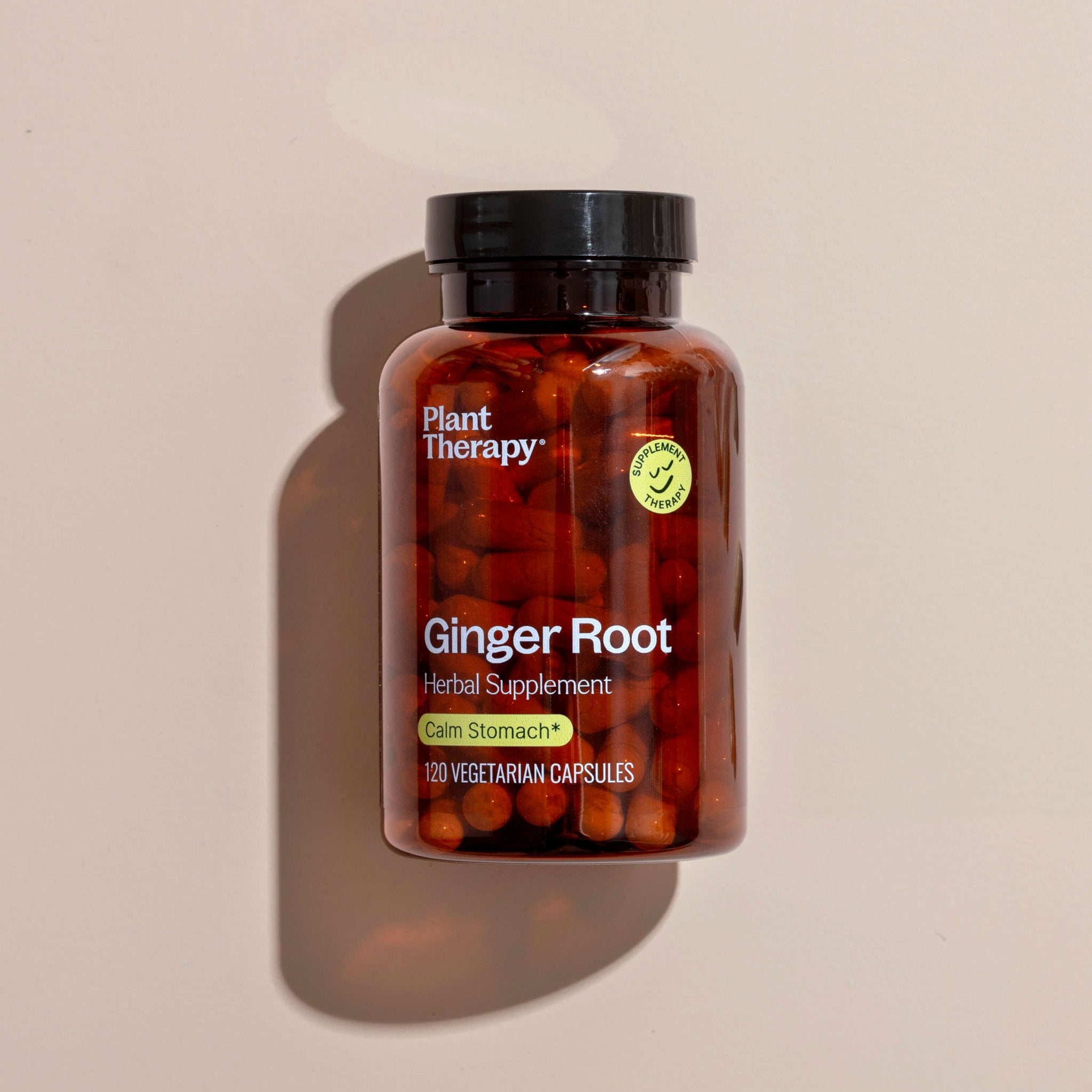 Ginger Root Herbal Supplement - 120 Capsules Plant Therapy