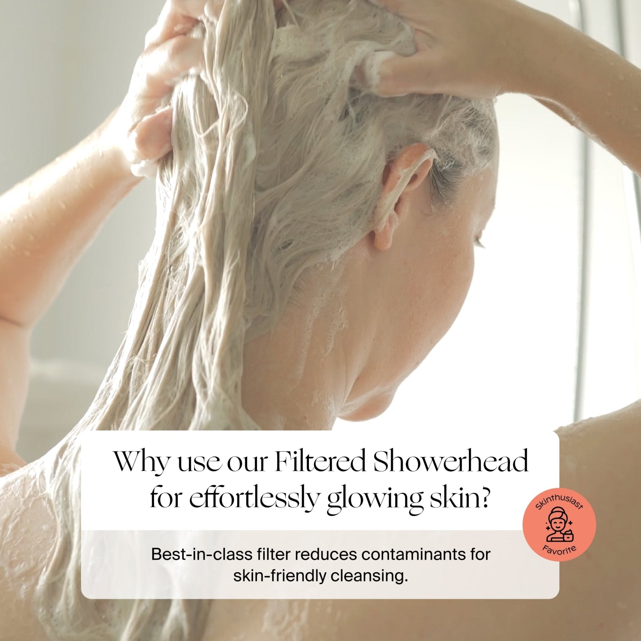 Handheld Filtered Showerhead Canopy