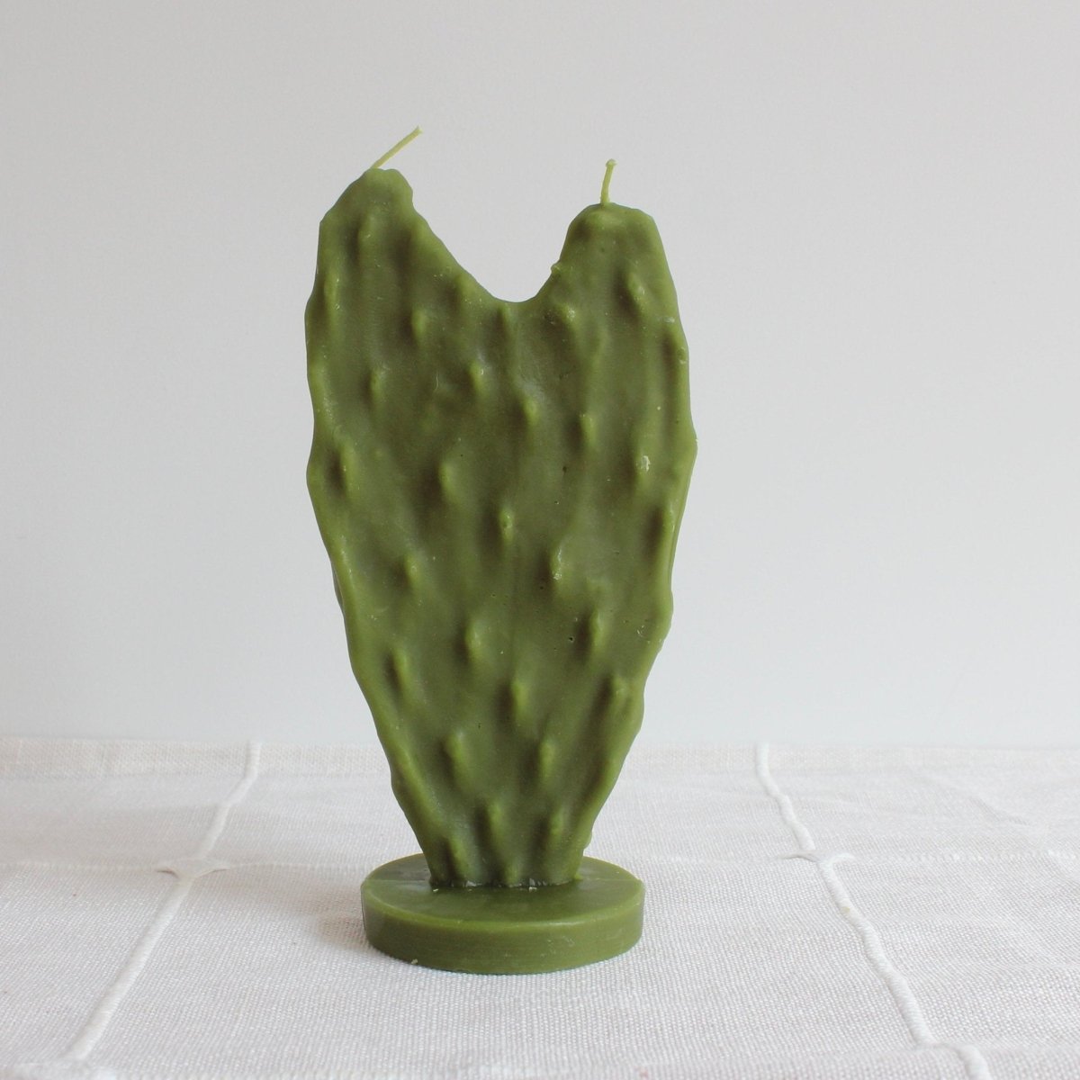Heart Nopal Cactus Beeswax Candle Happy Organics