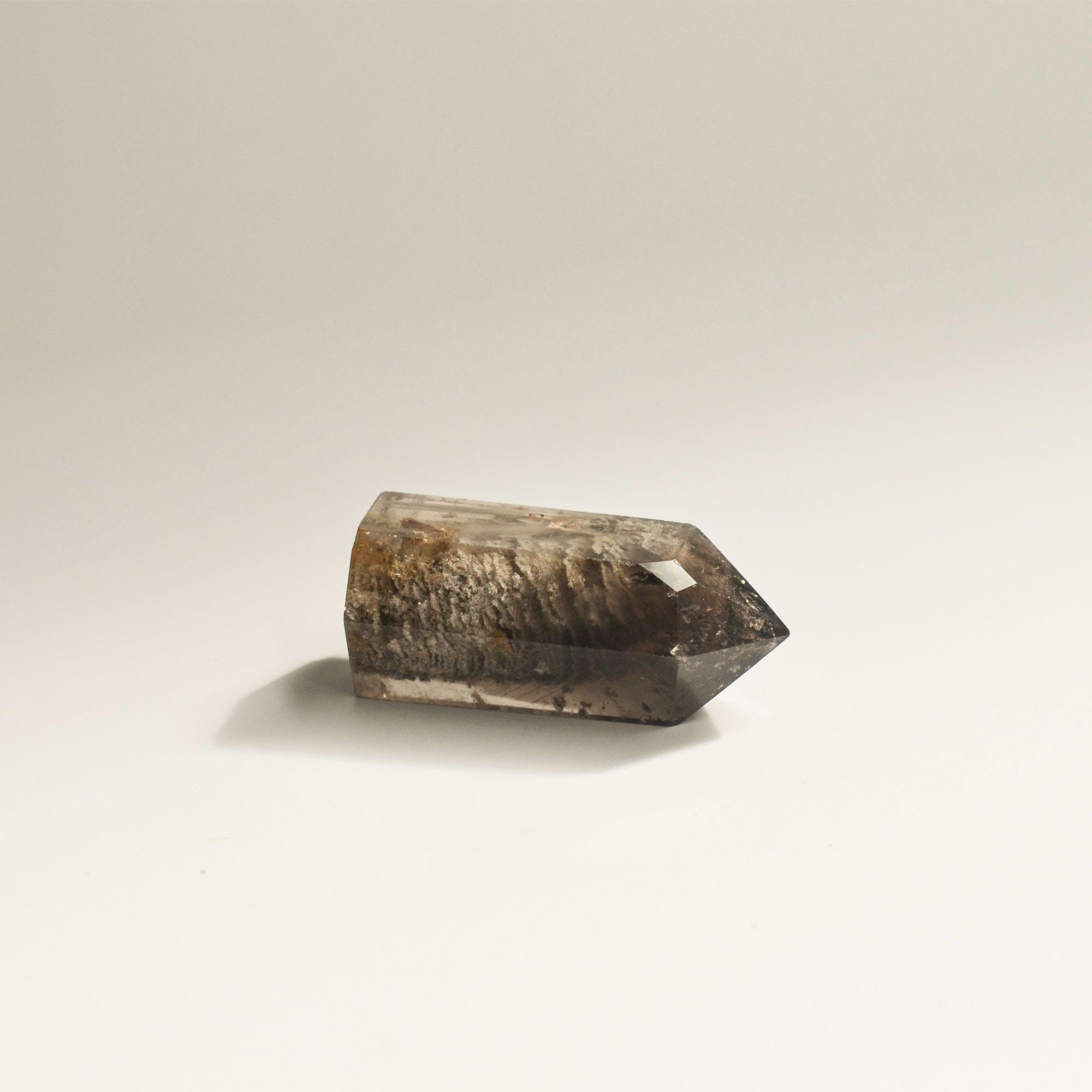 Hematite Phantom Quartz Crystal Tower | Short CEDAR AND MYRRH