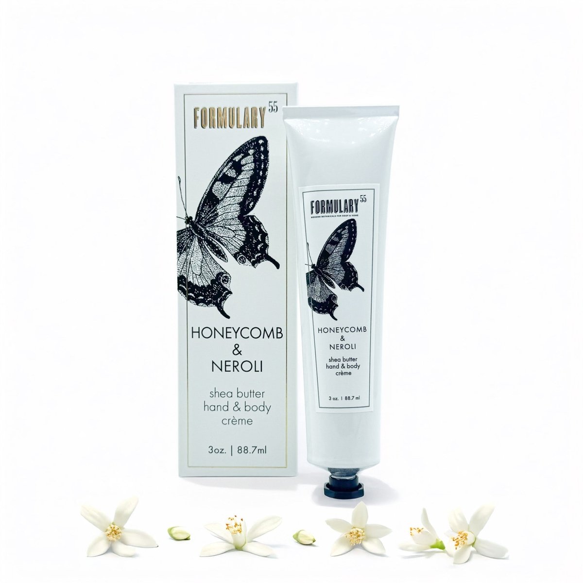 Honeycomb & Neroli - On-the-Go Shea Butter Hand and Body Creme Tube Formulary 55