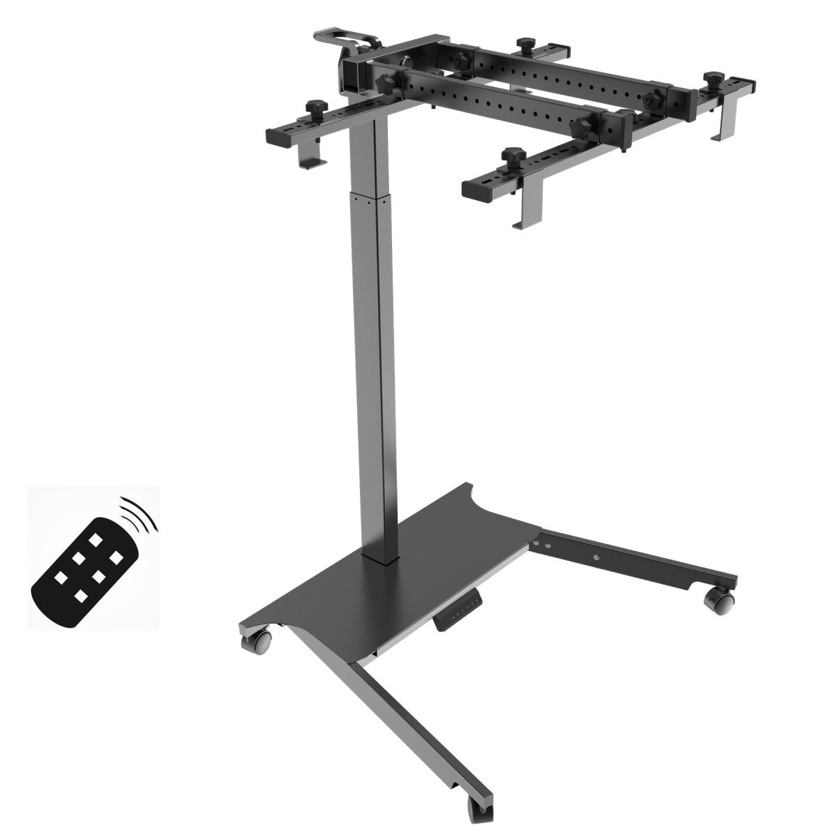 Horizontal/Vertical Powered Automatic Rolling Stand for EXESAS Red Light Therapy Panels, Auto Height Adjustment, (Panel Sold Separately) EXESAS