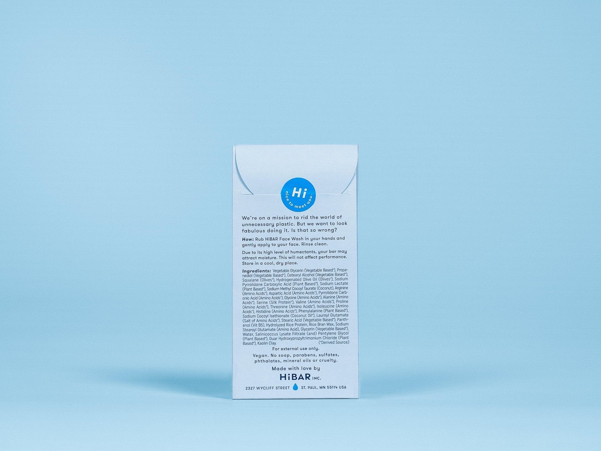 Hydrate Face Wash HiBAR